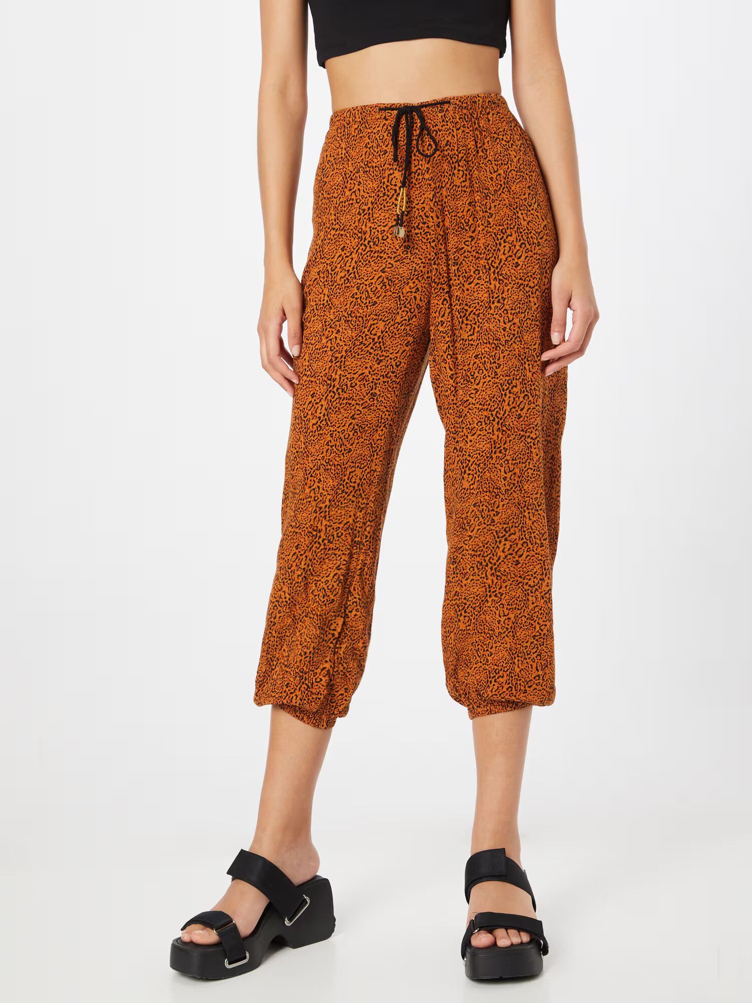 BILLABONG Pantaloni 'Sweet Surf' maro caramel / portocaliu / negru - Pled.ro