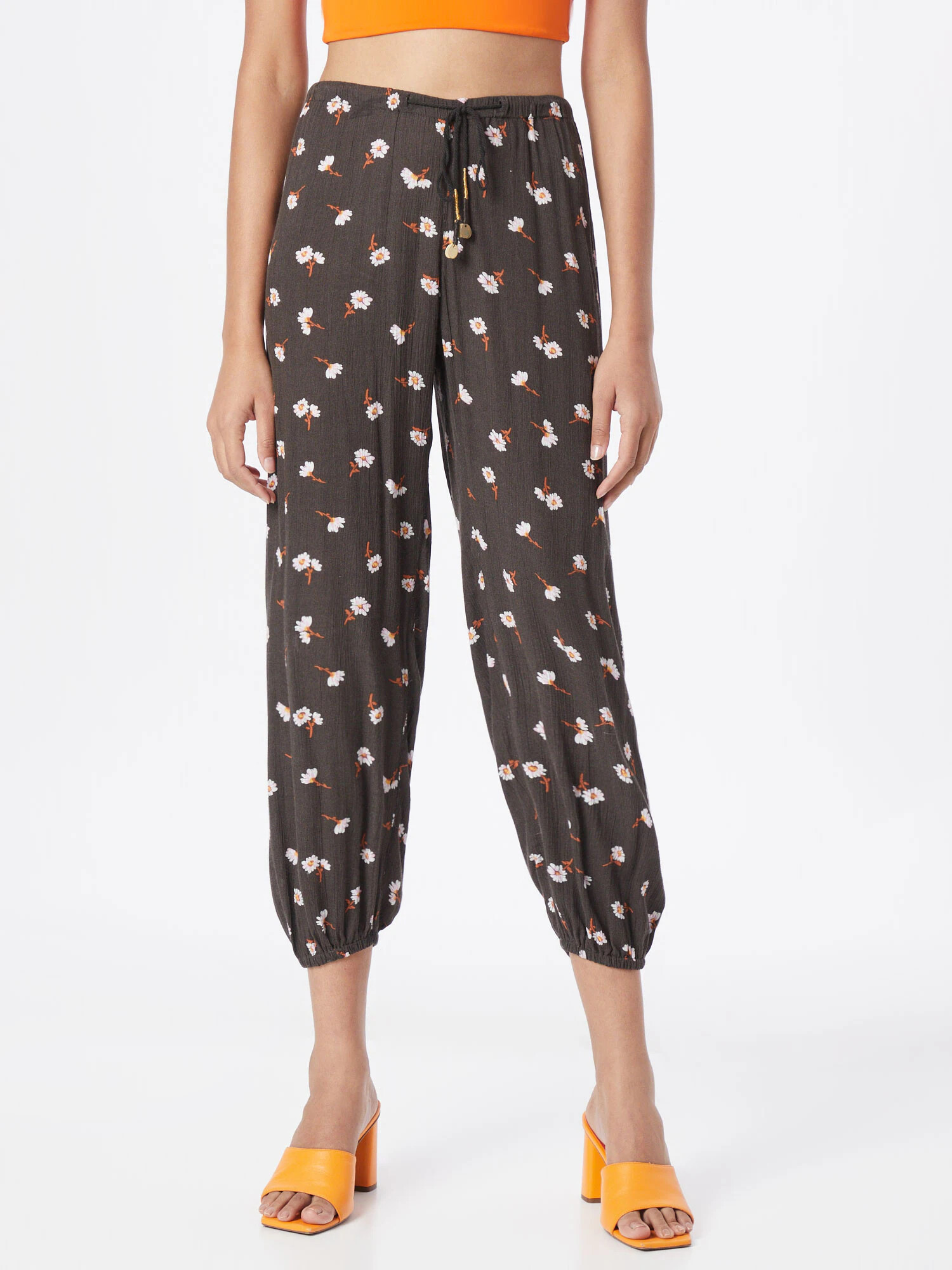 BILLABONG Pantaloni 'Sweet Surf' portocaliu / negru / alb - Pled.ro