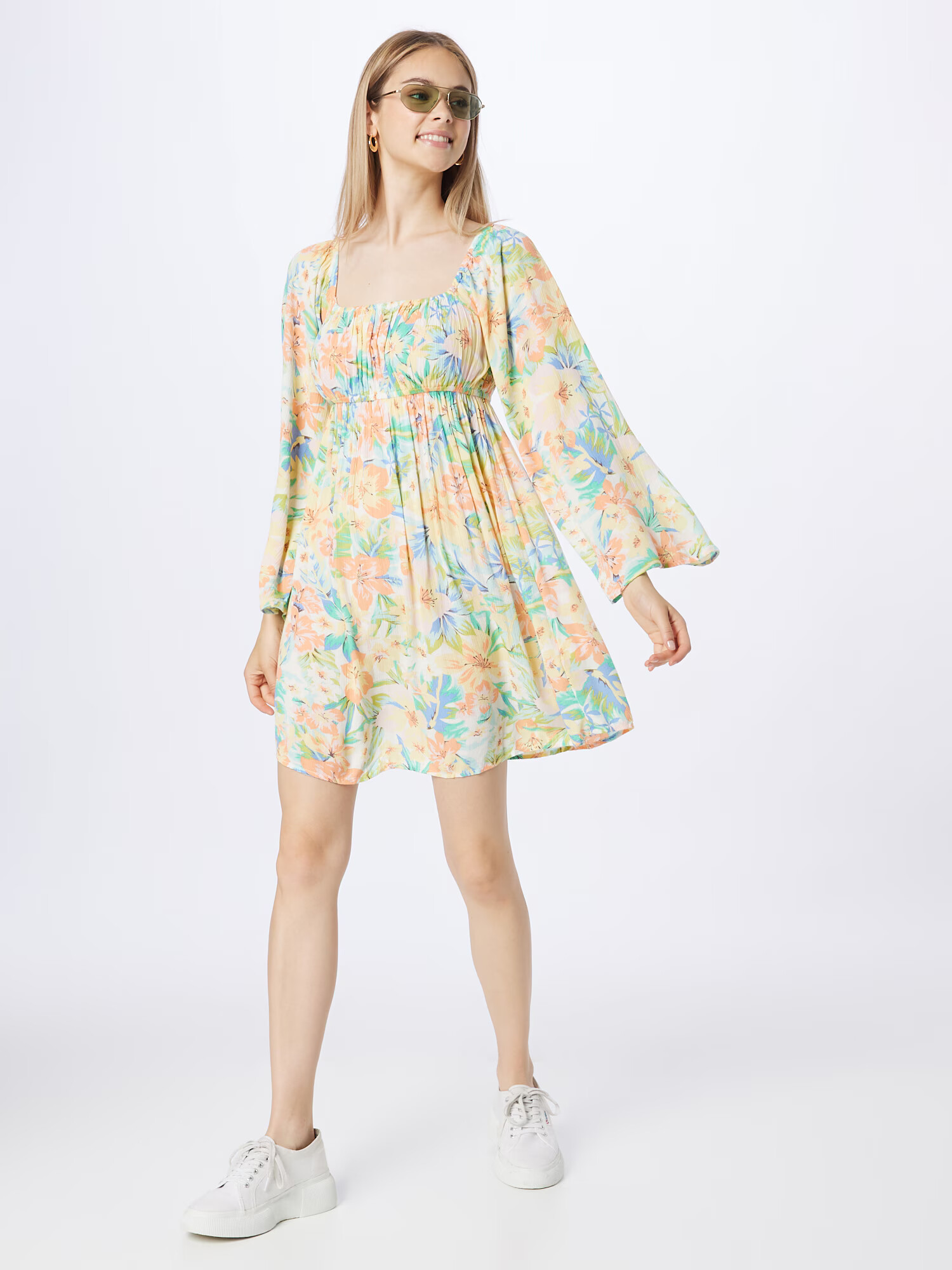 BILLABONG Rochie galben / verde / corai / alb - Pled.ro