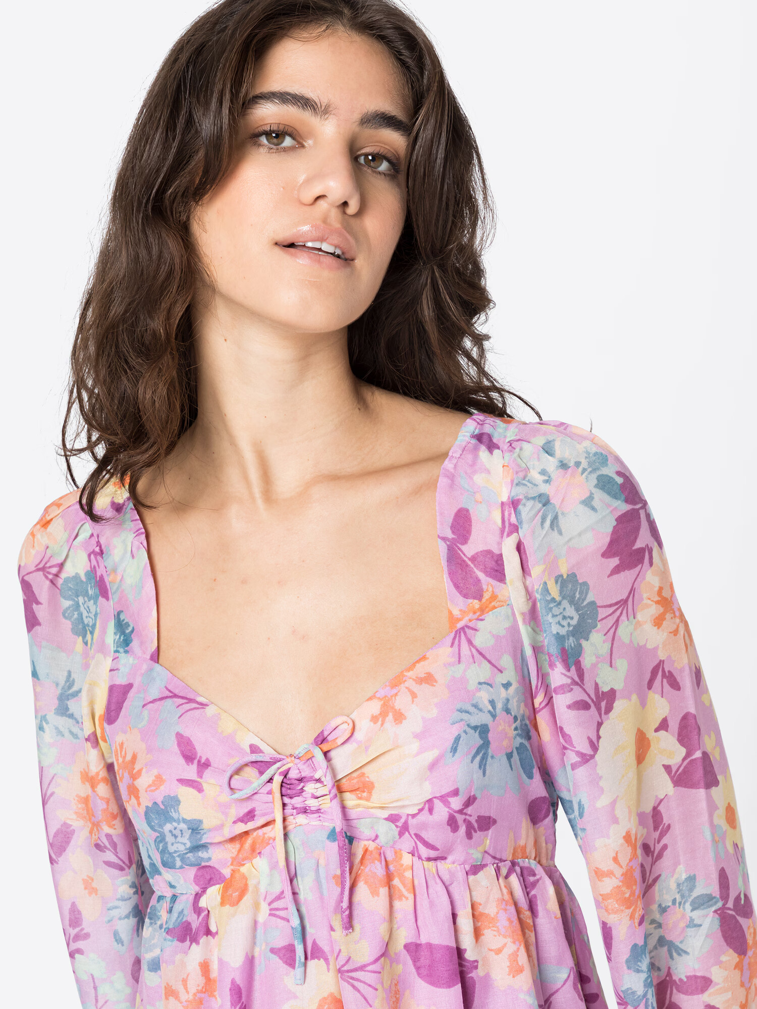 BILLABONG Rochie 'PARADISE LOVE' bej / albastru fumuriu / mauve / alb - Pled.ro