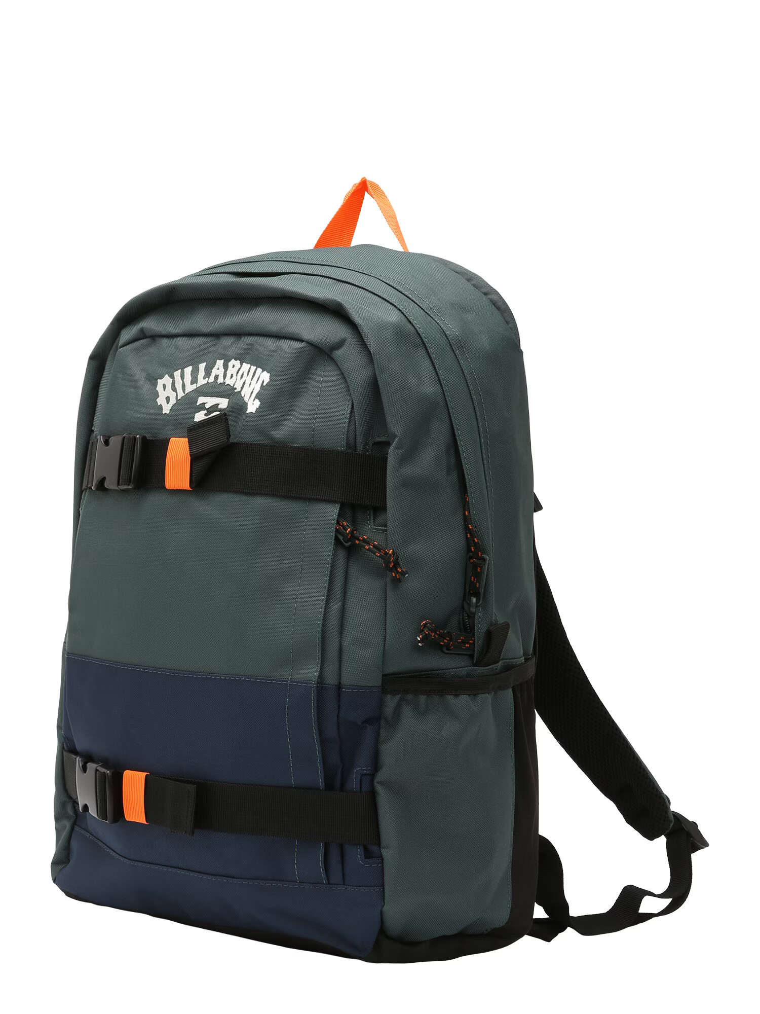 BILLABONG Rucsac 'Command Skate' albastru gențiană / verde închis / portocaliu neon / alb - Pled.ro