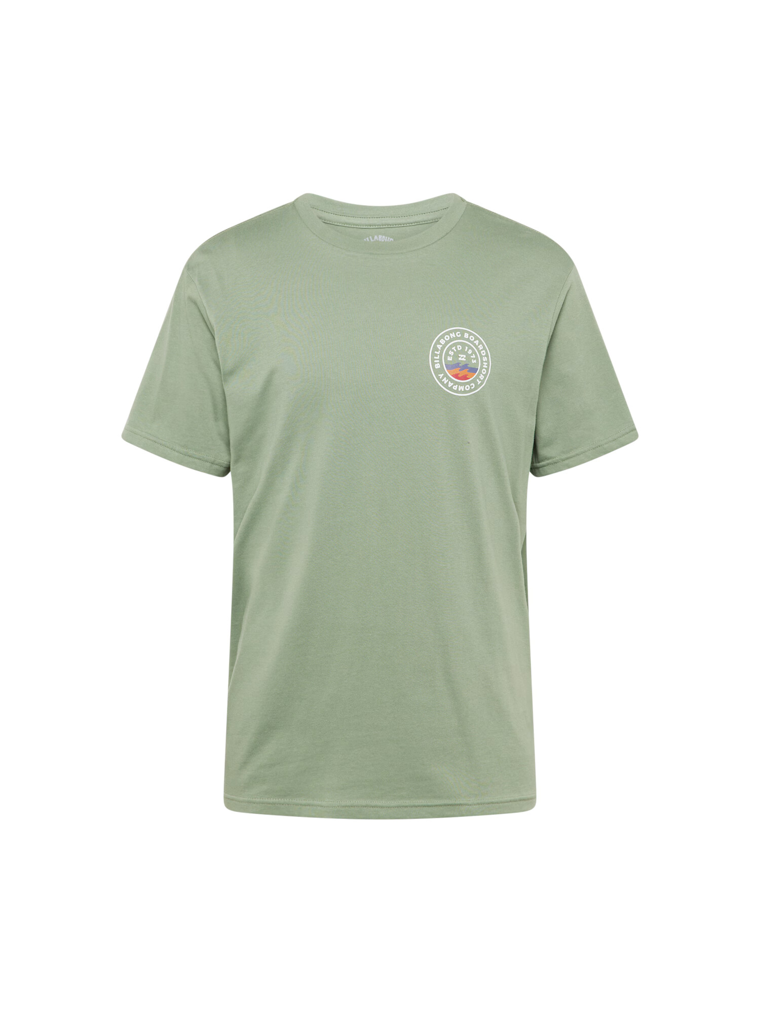 BILLABONG Tricou albastru marin / verde măr / portocaliu / alb - Pled.ro