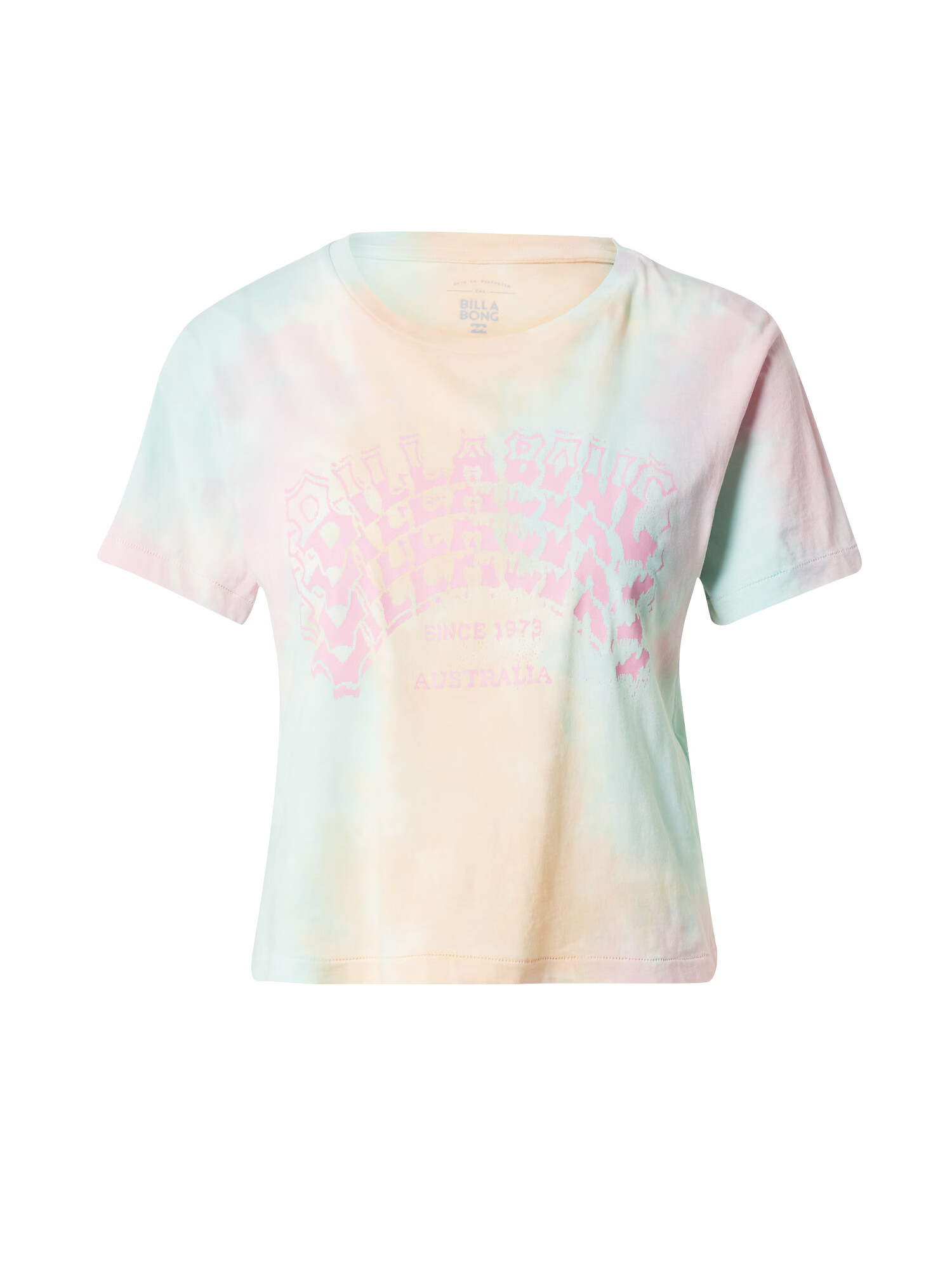 BILLABONG Tricou albastru pastel / verde pastel / portocaliu deschis / roz deschis - Pled.ro