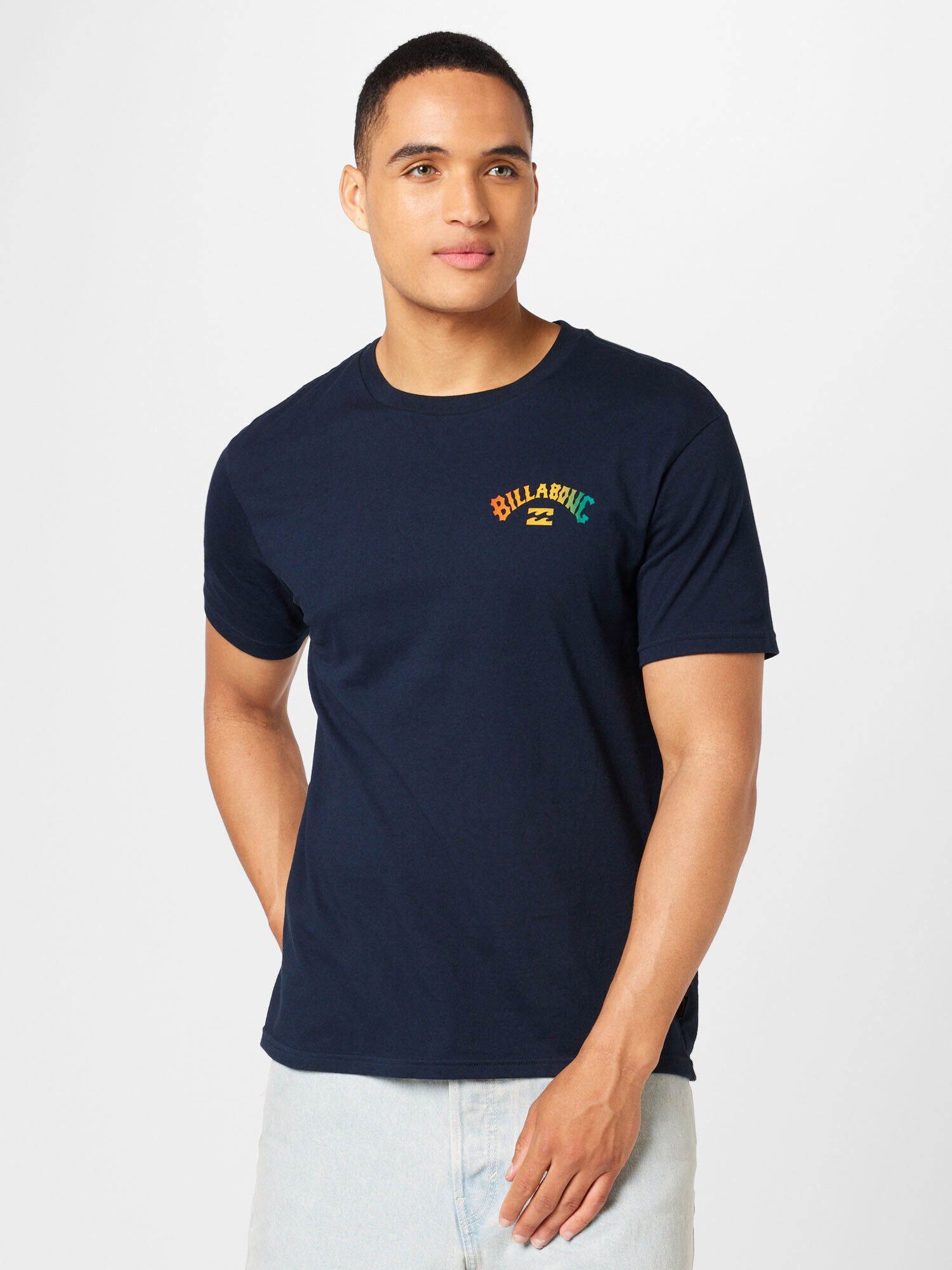 BILLABONG Tricou bleumarin / turcoaz / galben deschis / portocaliu - Pled.ro