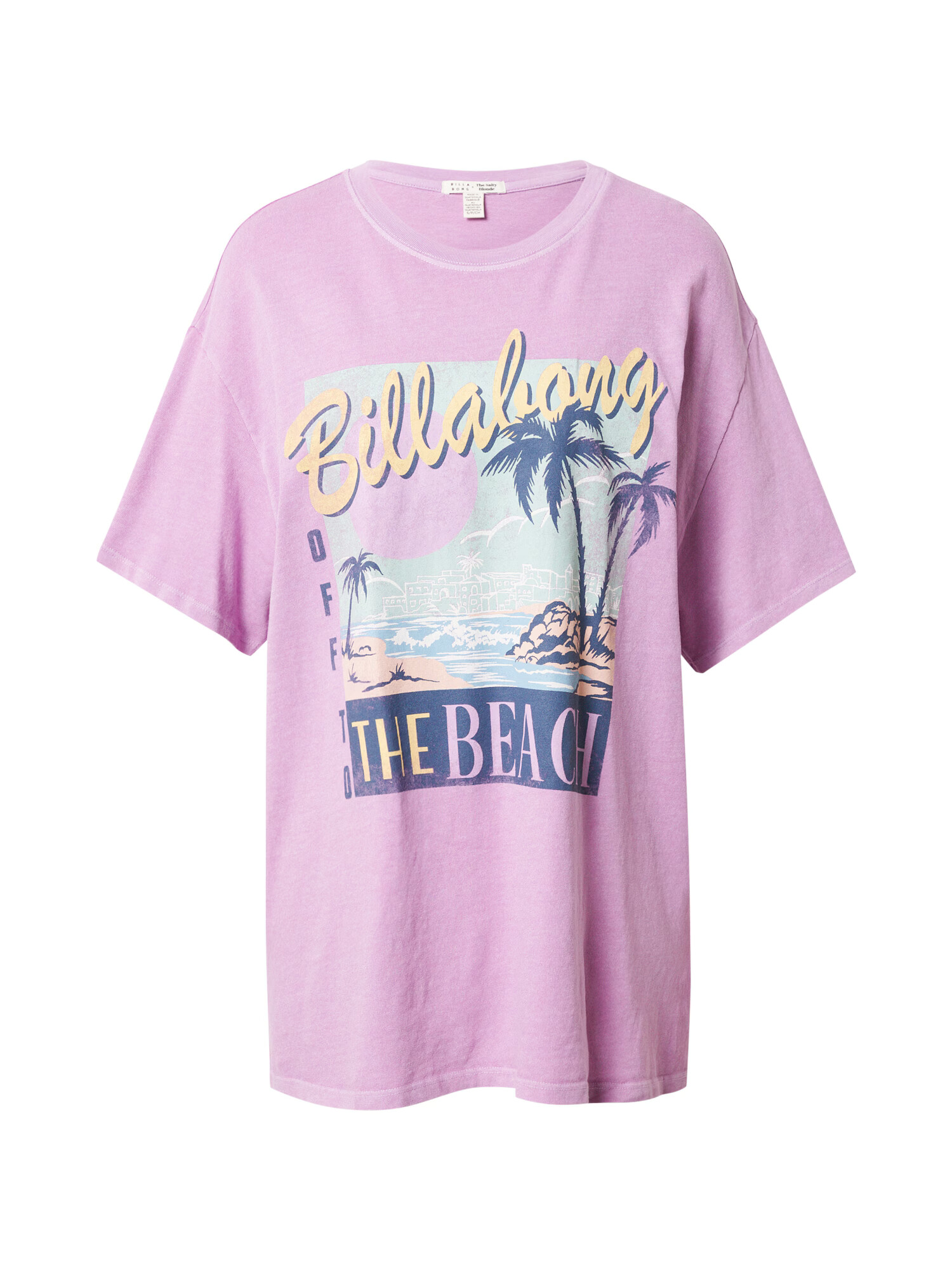 BILLABONG Tricou 'EASY SHORES' bleumarin / albastru deschis / galben deschis / mauve - Pled.ro