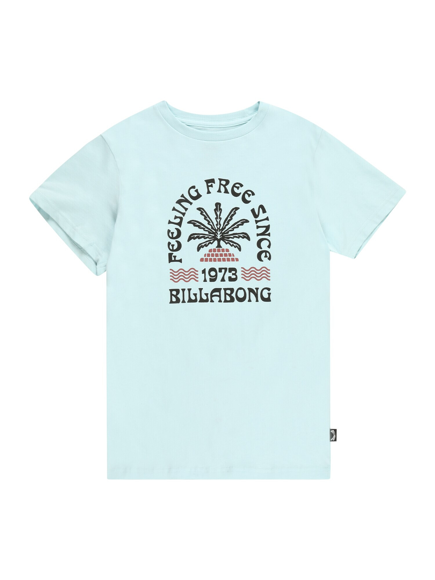 BILLABONG Tricou 'FEELING FREE' azuriu / roșu merlot / negru - Pled.ro