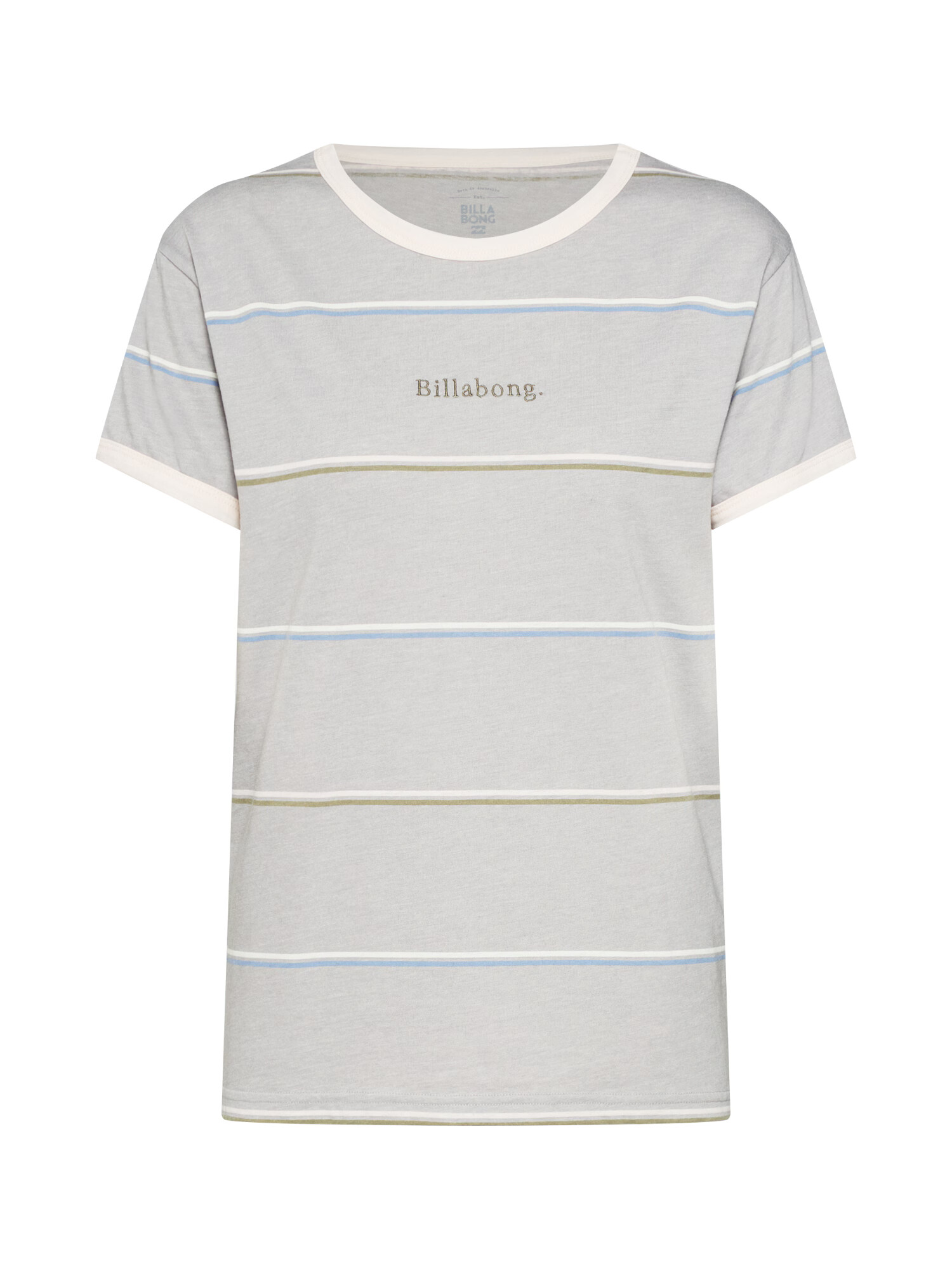 BILLABONG Tricou 'Ringer' albastru deschis / gri / alb - Pled.ro