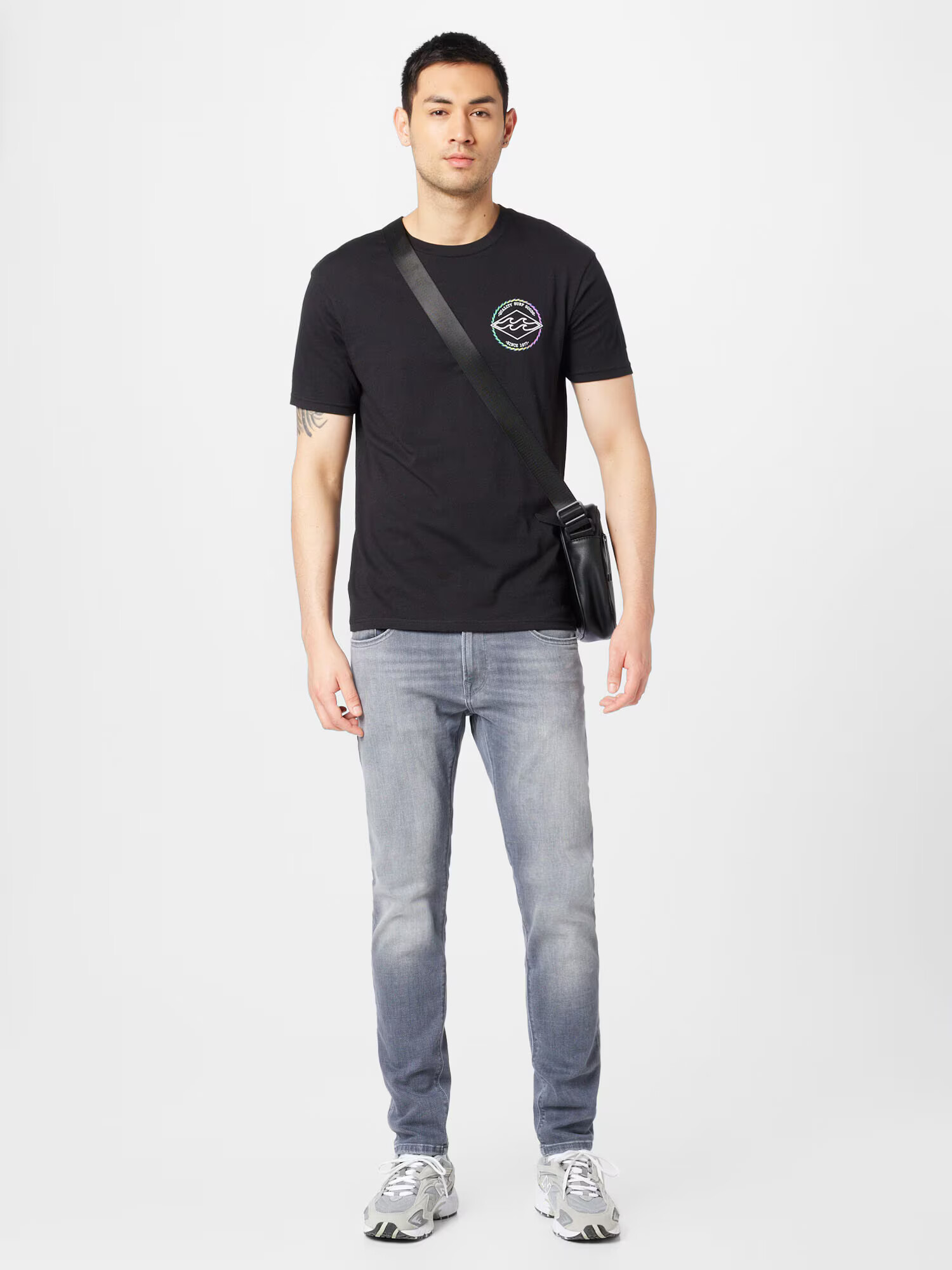 BILLABONG Tricou 'ROTOR DIAMOND' verde deschis / mov deschis / negru / alb - Pled.ro