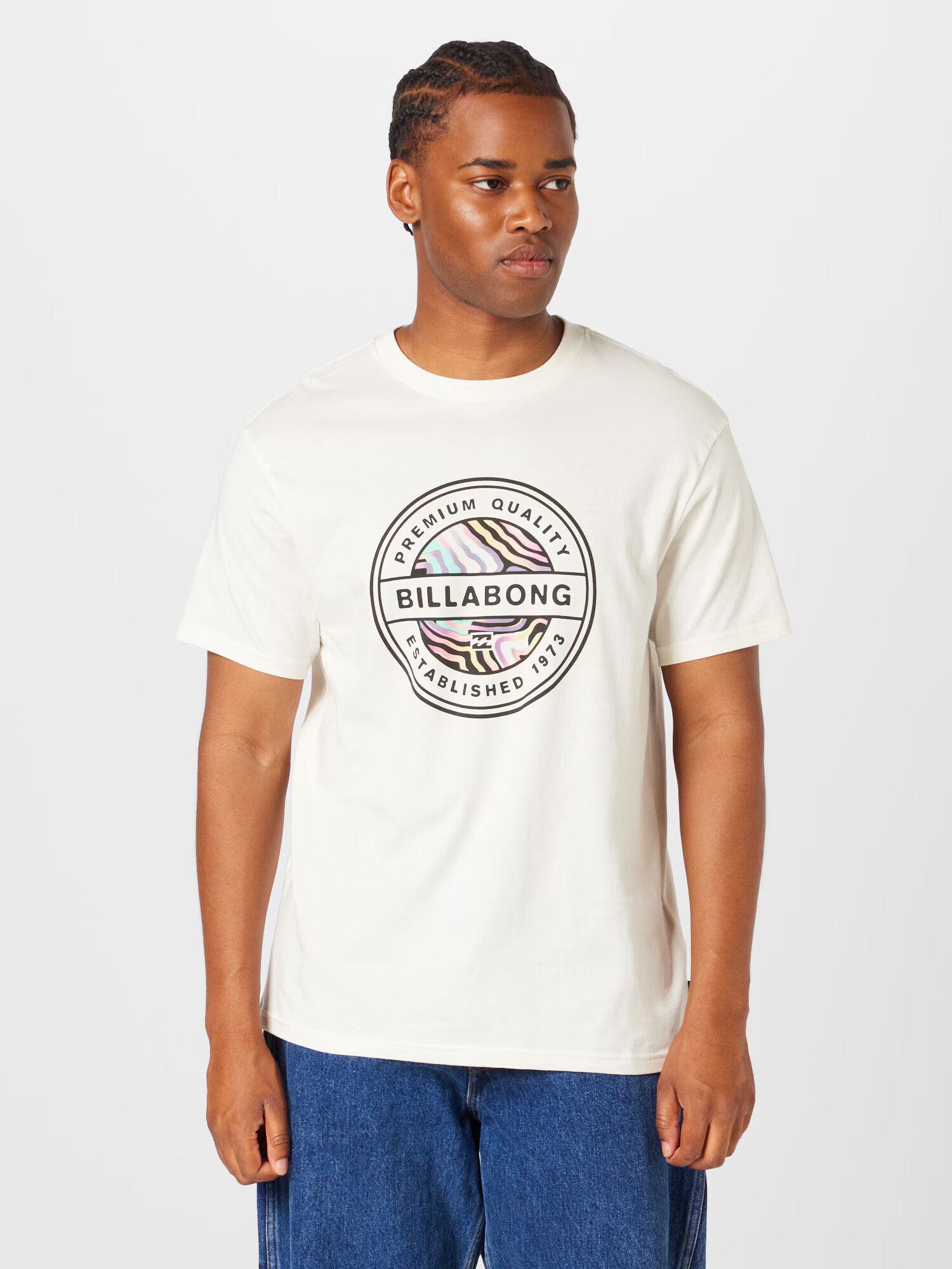 BILLABONG Tricou 'ROTOR FILL' turcoaz / mov deschis / negru / alb - Pled.ro