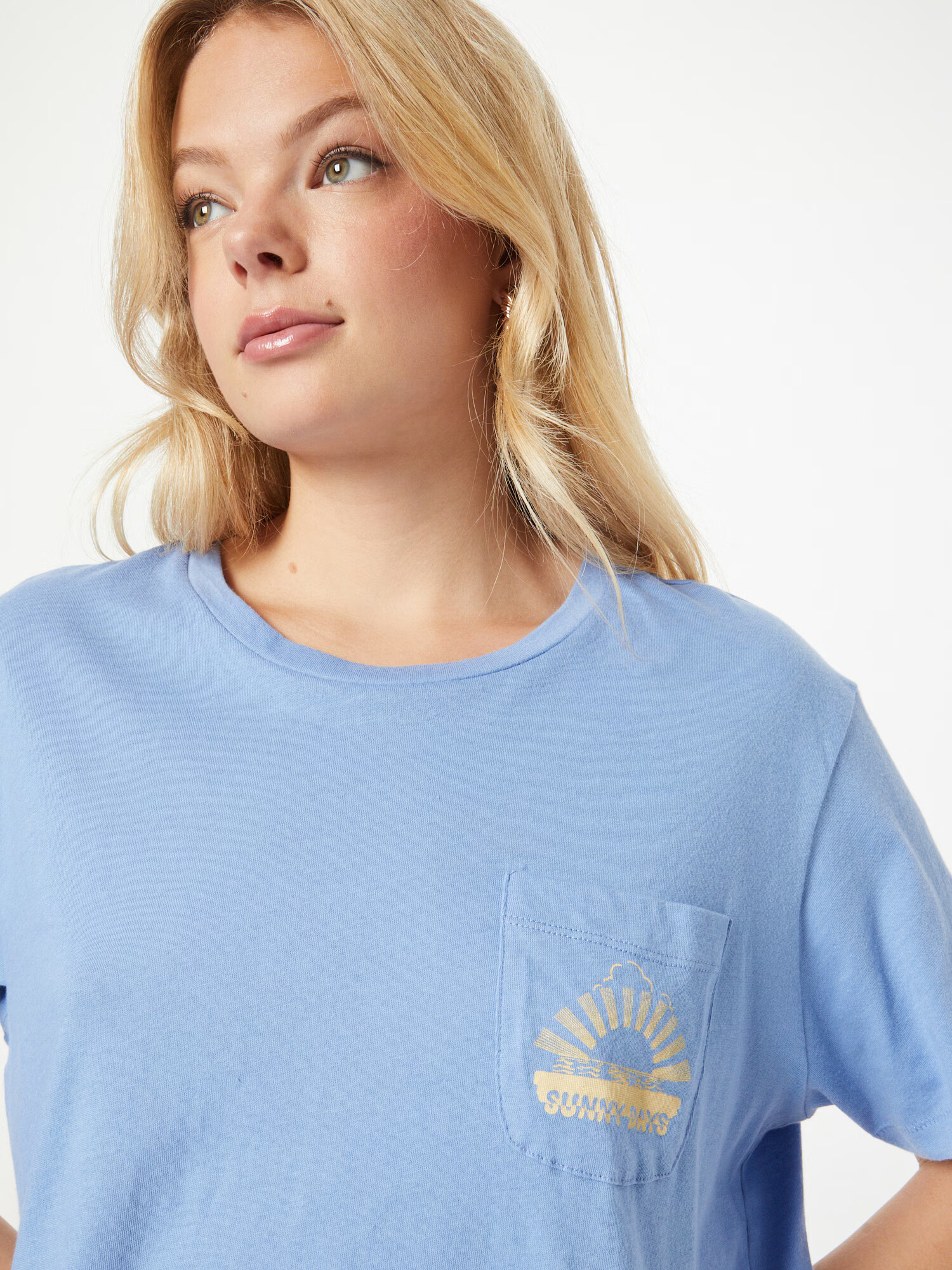 BILLABONG Tricou 'Sunny Days' albastru deschis / galben - Pled.ro