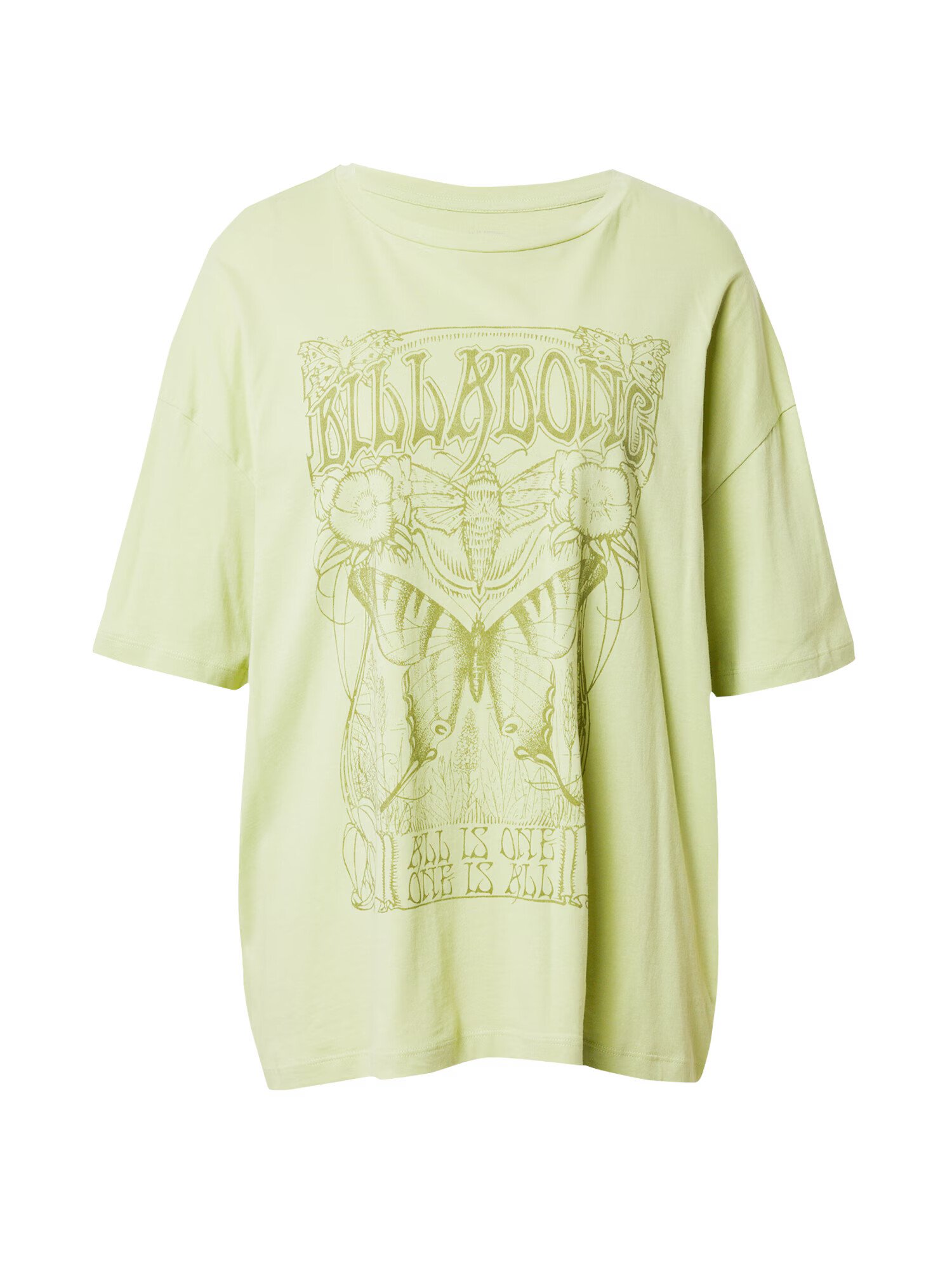 BILLABONG Tricou supradimensional 'ONE IS ALL' verde stuf / verde deschis - Pled.ro