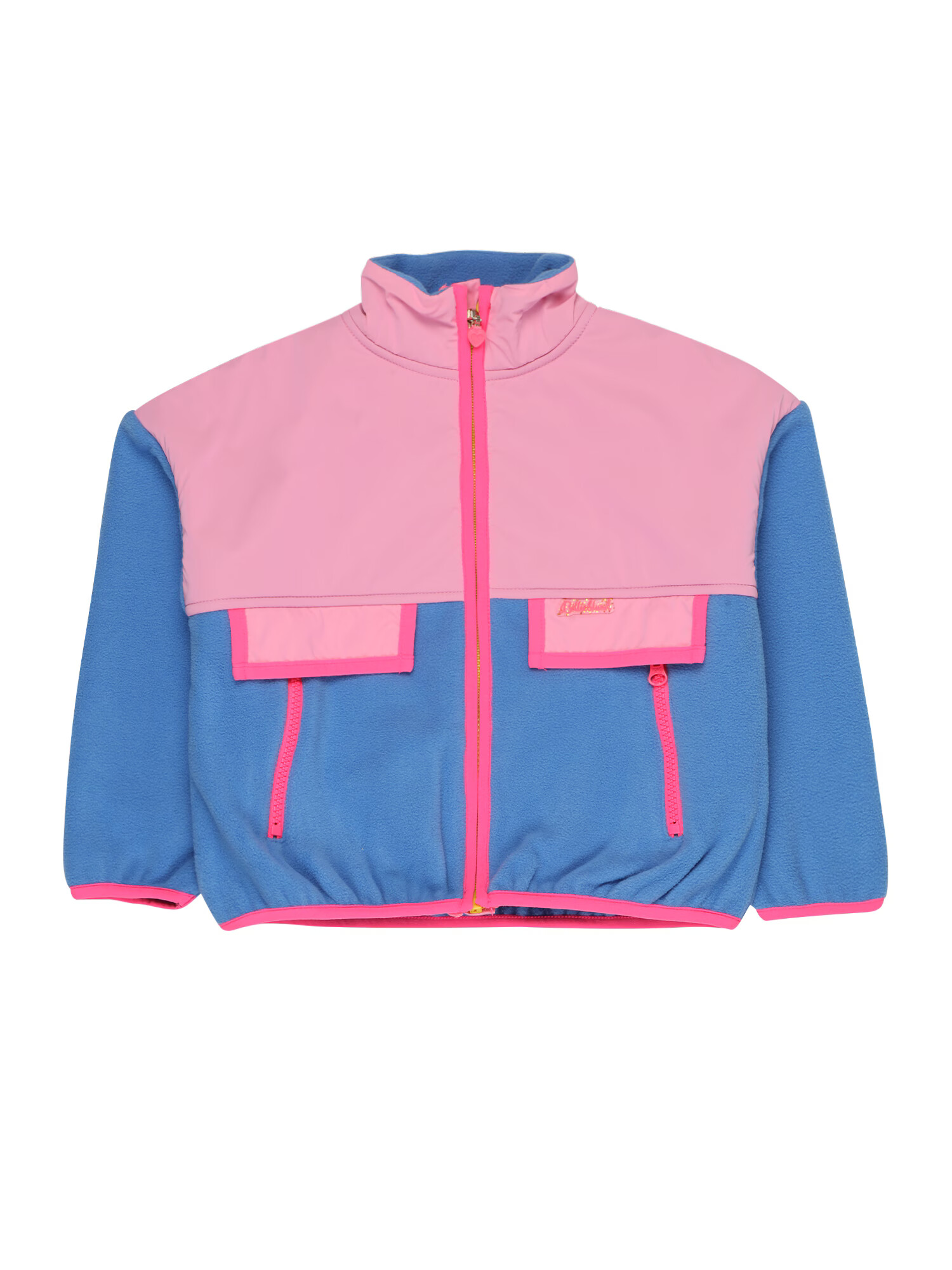 Billieblush Jachetă fleece albastru / roz / roz - Pled.ro