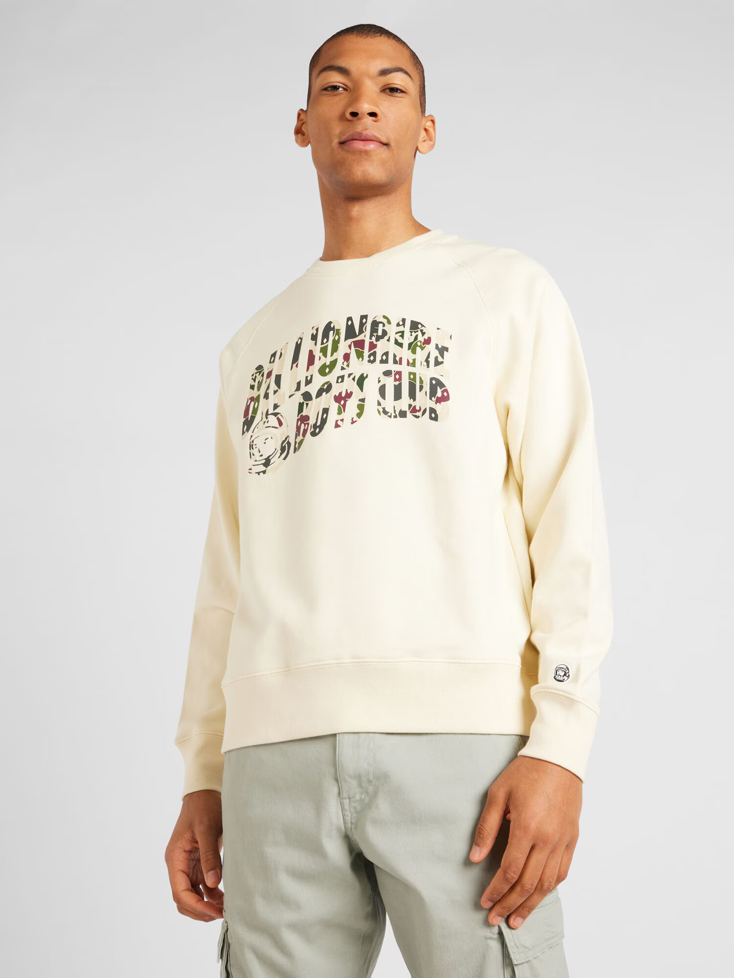 Billionaire Boys Club Bluză de molton 'DUCK' crem / verde închis / ciclam / negru - Pled.ro