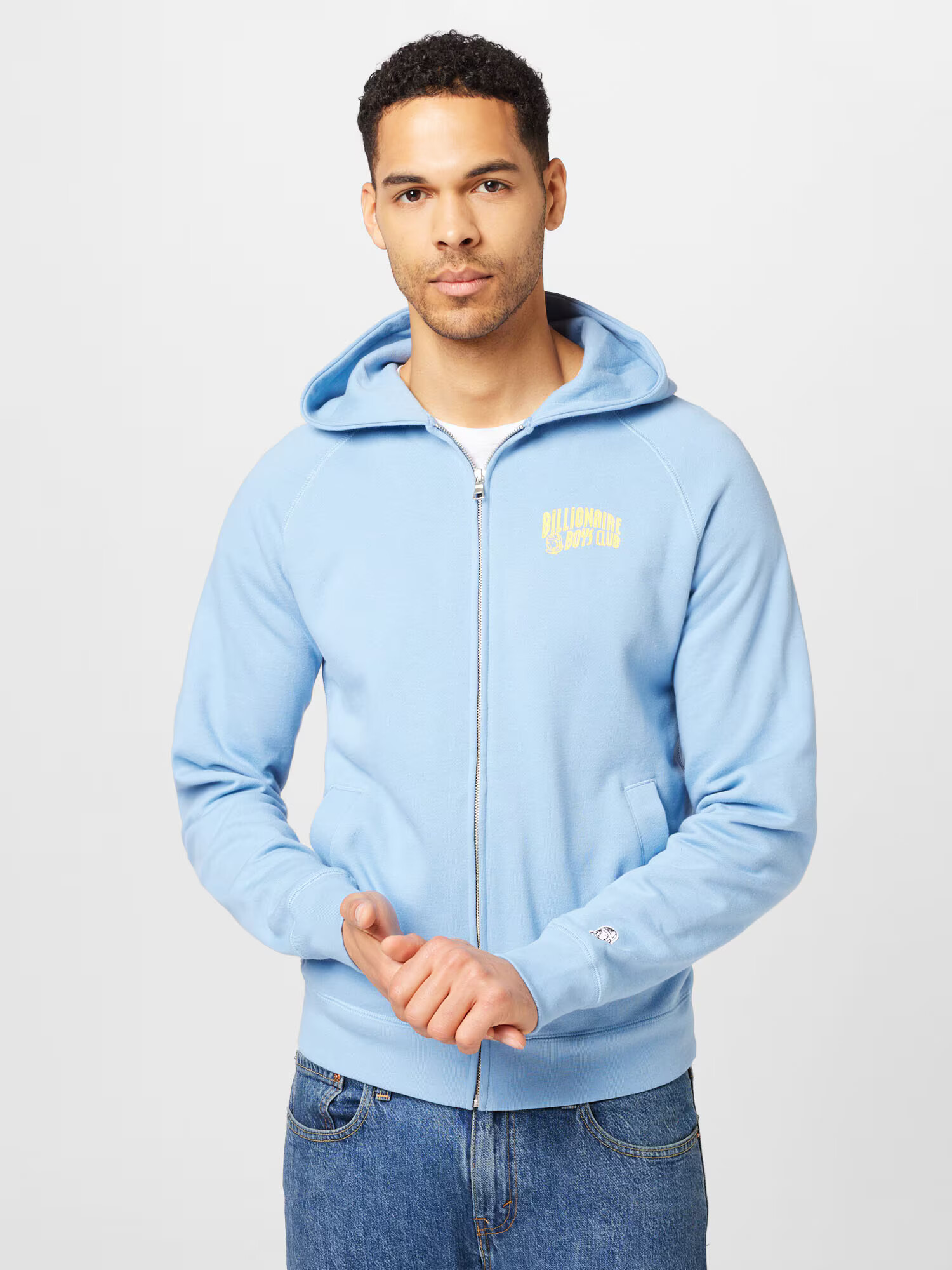 Billionaire Boys Club Hanorac albastru deschis / galben pastel - Pled.ro