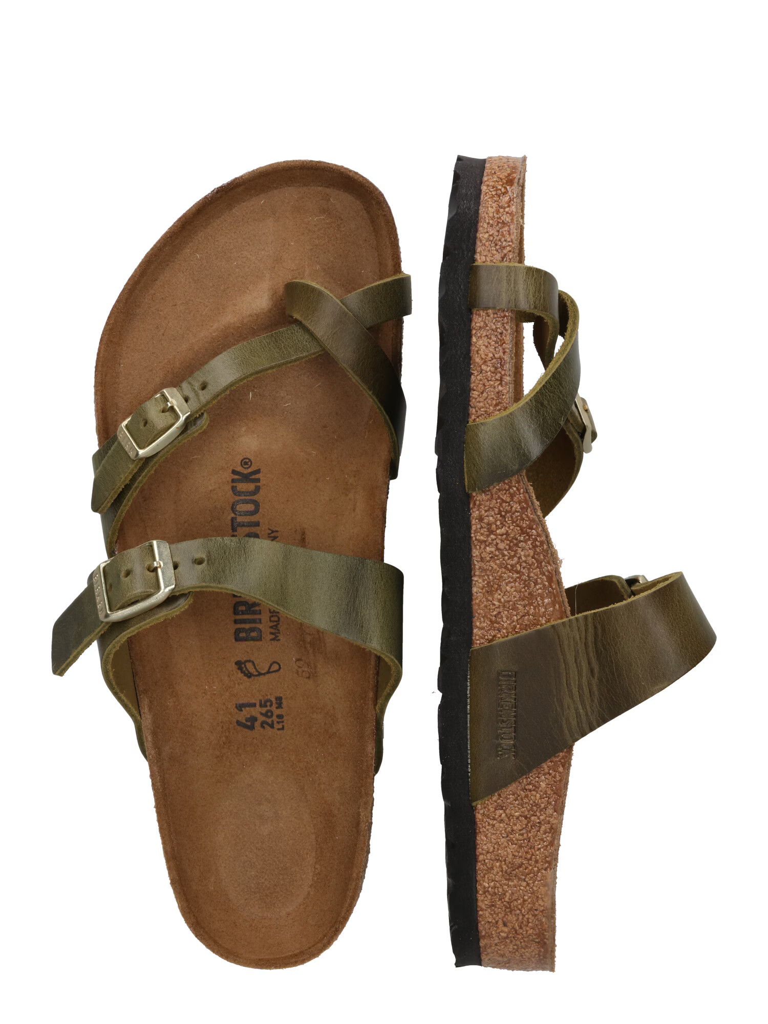 BIRKENSTOCK Flip-flops 'Mayari' kaki - Pled.ro