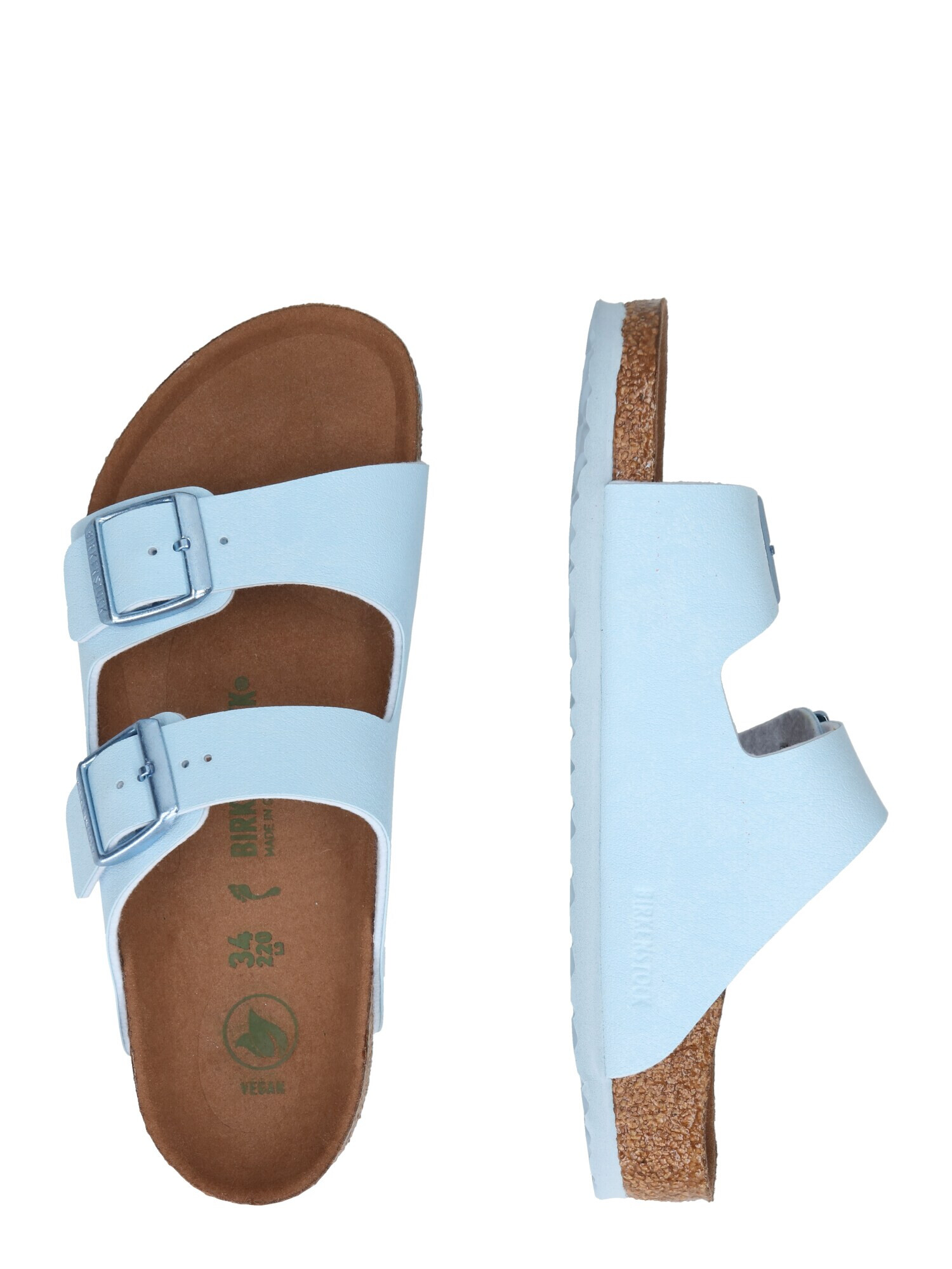 BIRKENSTOCK Pantofi deschiși albastru deschis - Pled.ro