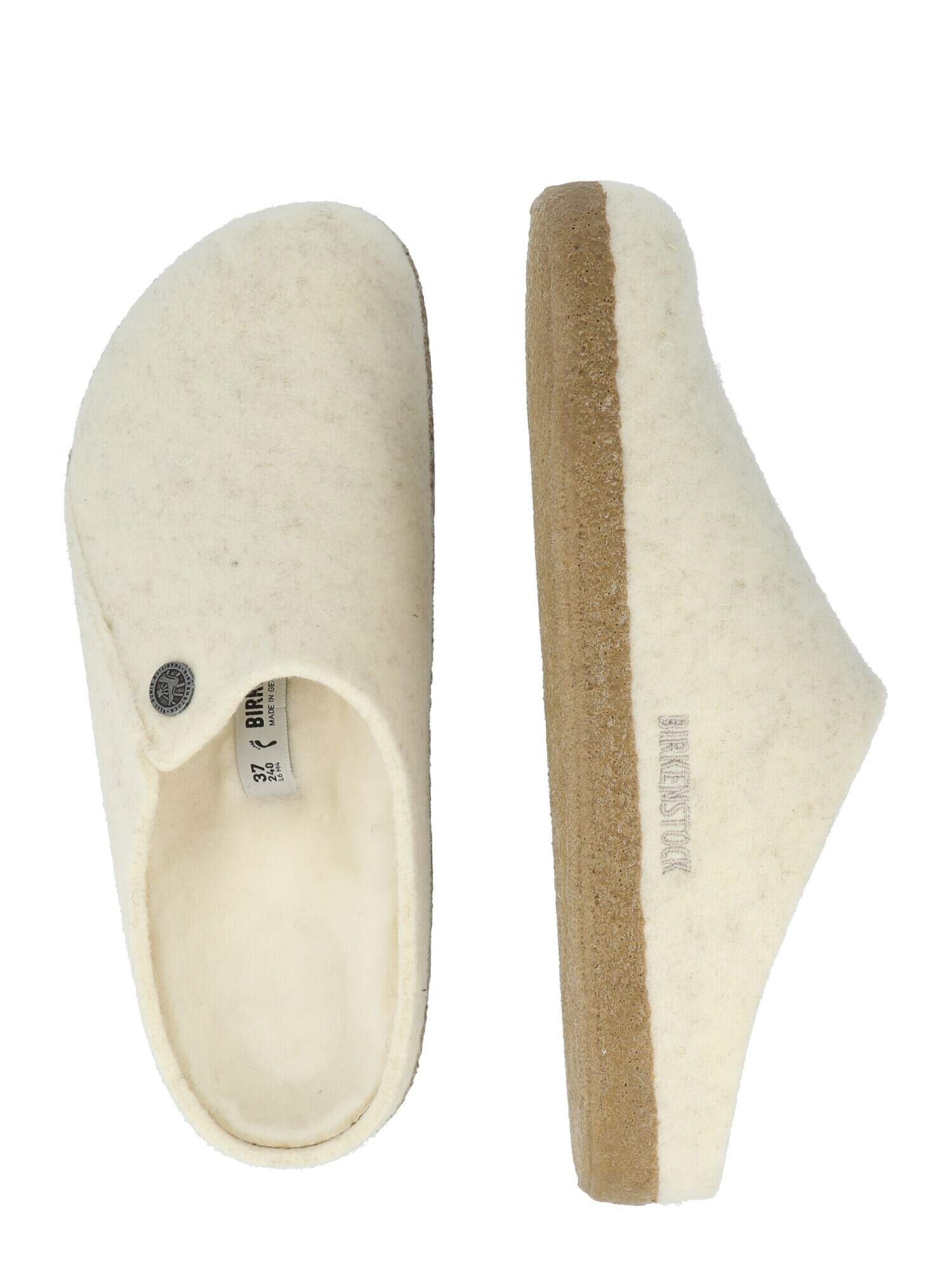 BIRKENSTOCK Papuci de casă crem - Pled.ro