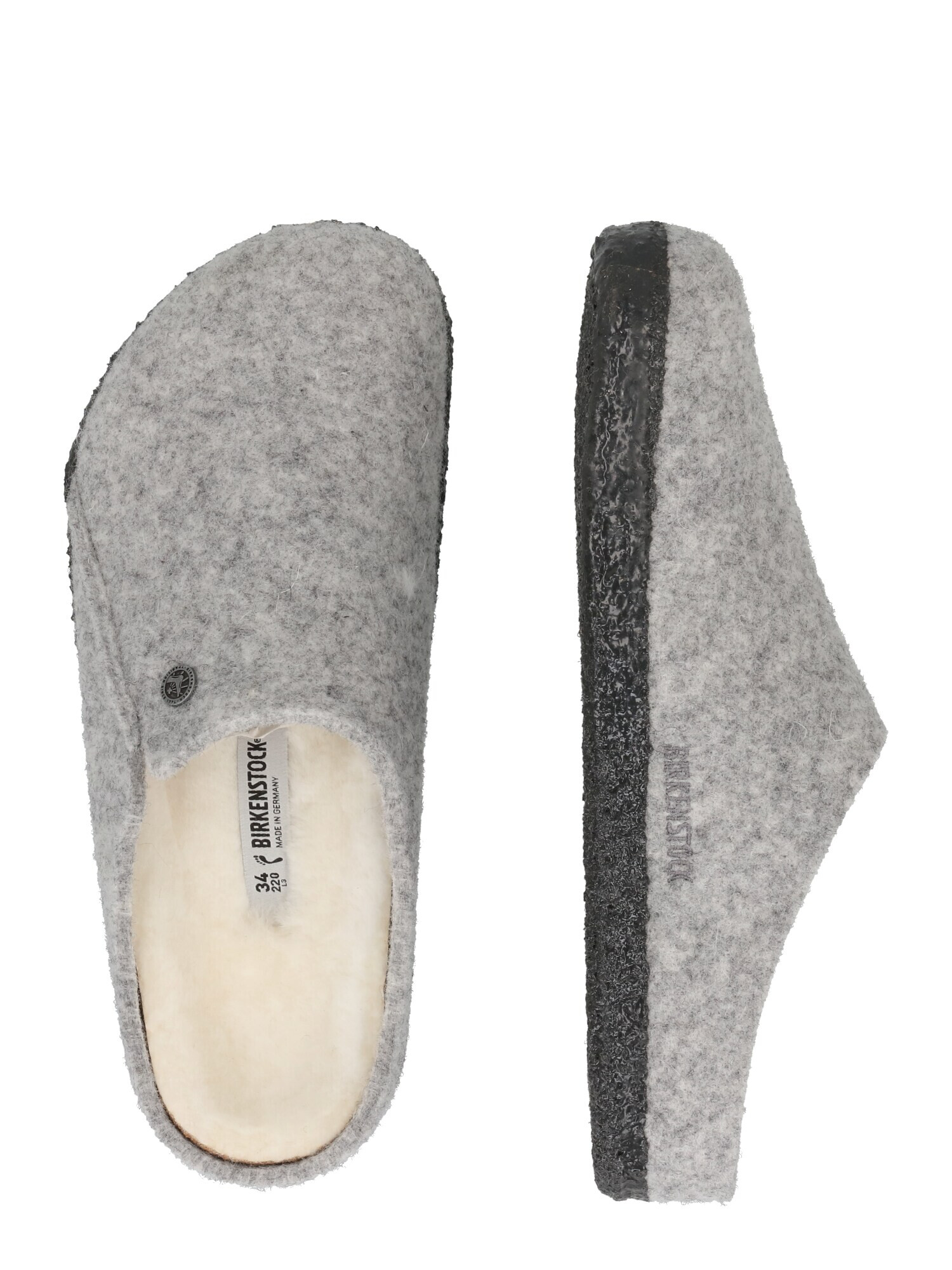 BIRKENSTOCK Papuci de casă gri - Pled.ro