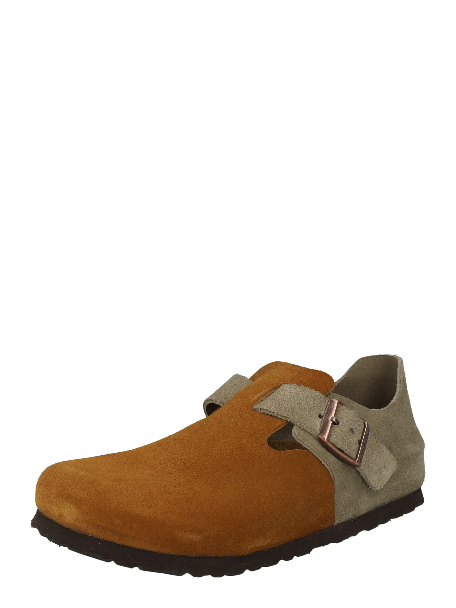 BIRKENSTOCK Papuci de casă 'London' maro / gri taupe - Pled.ro