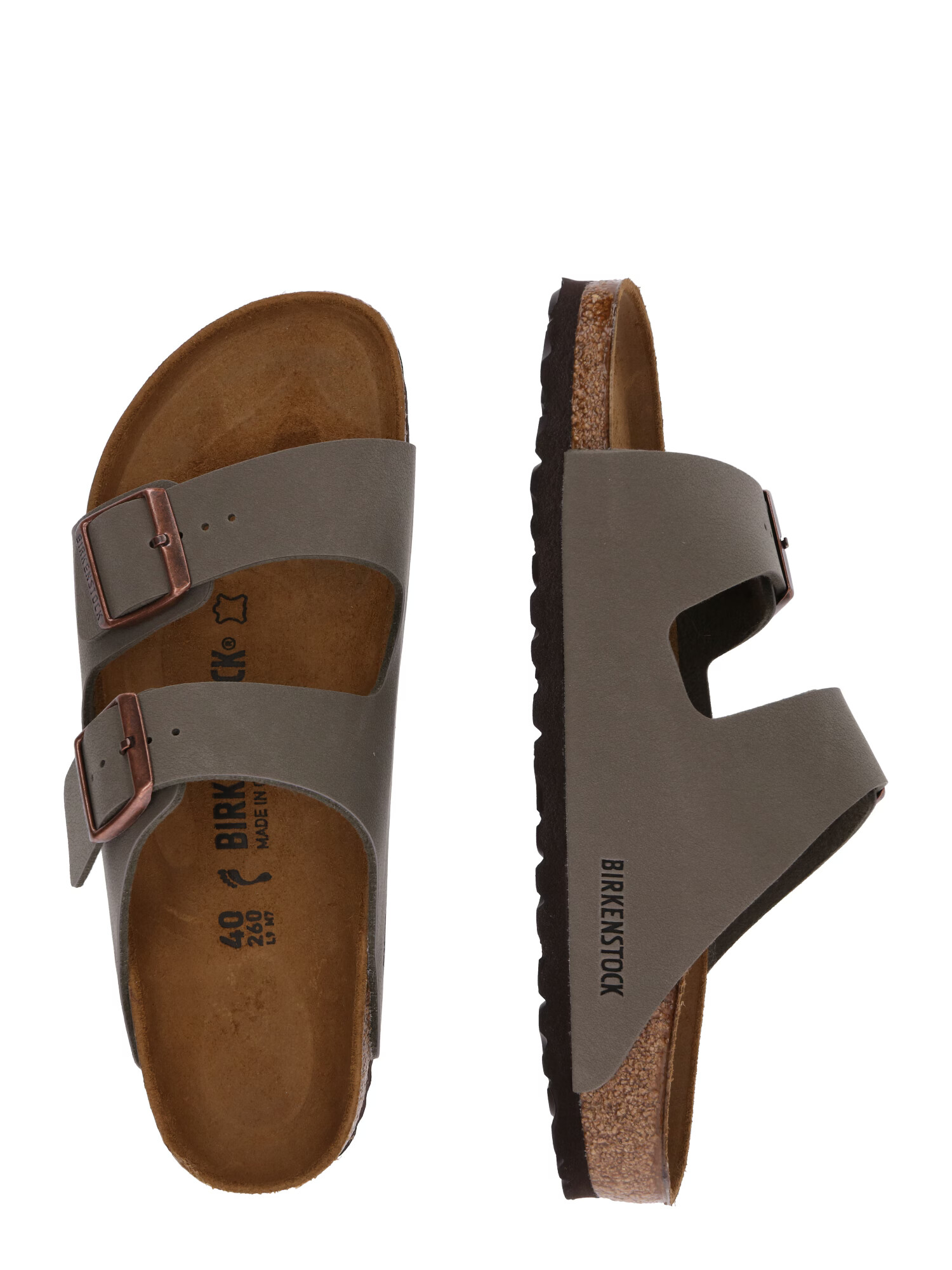 BIRKENSTOCK Saboți 'Arizona' gri taupe - Pled.ro