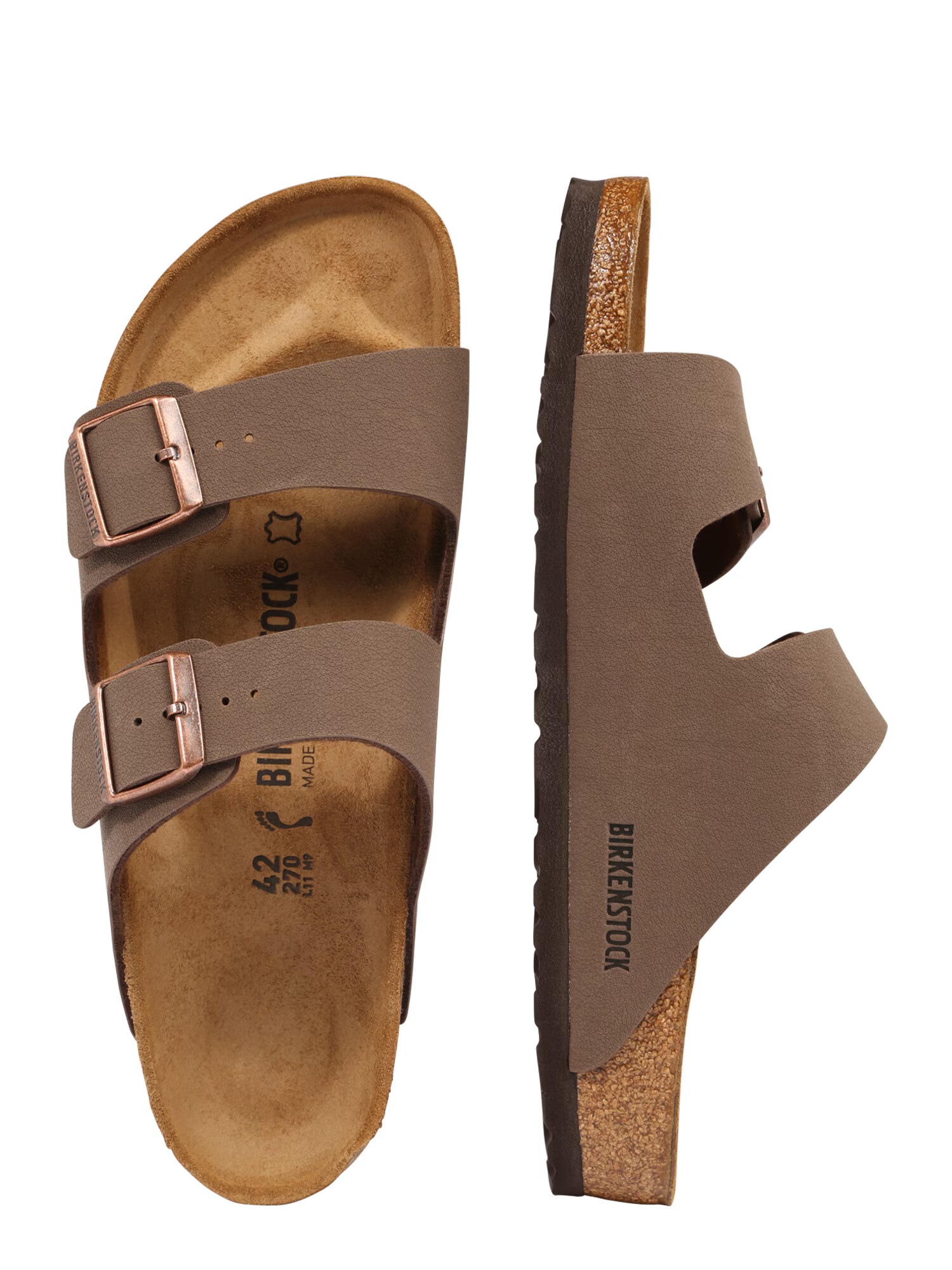 BIRKENSTOCK Saboți 'Arizona' maro mokka - Pled.ro