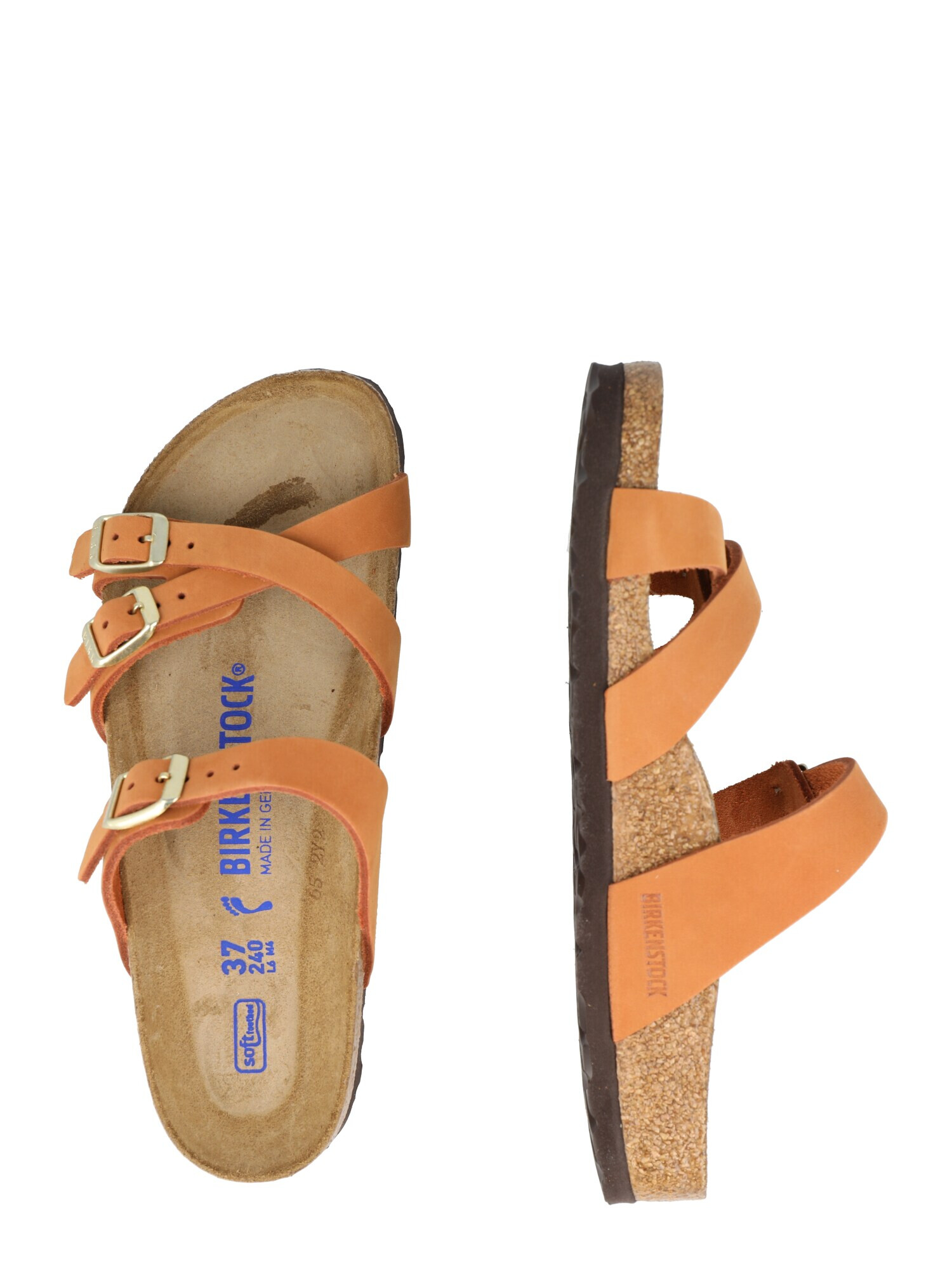 BIRKENSTOCK Saboți 'Franca' maro caramel - Pled.ro