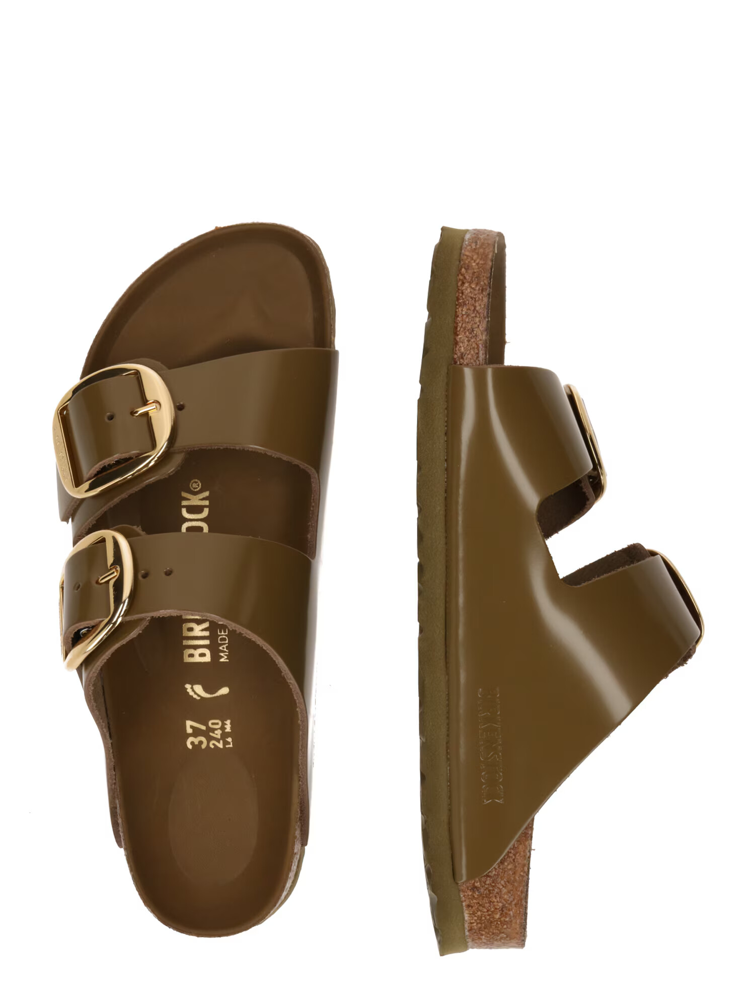 BIRKENSTOCK Saboți kaki - Pled.ro