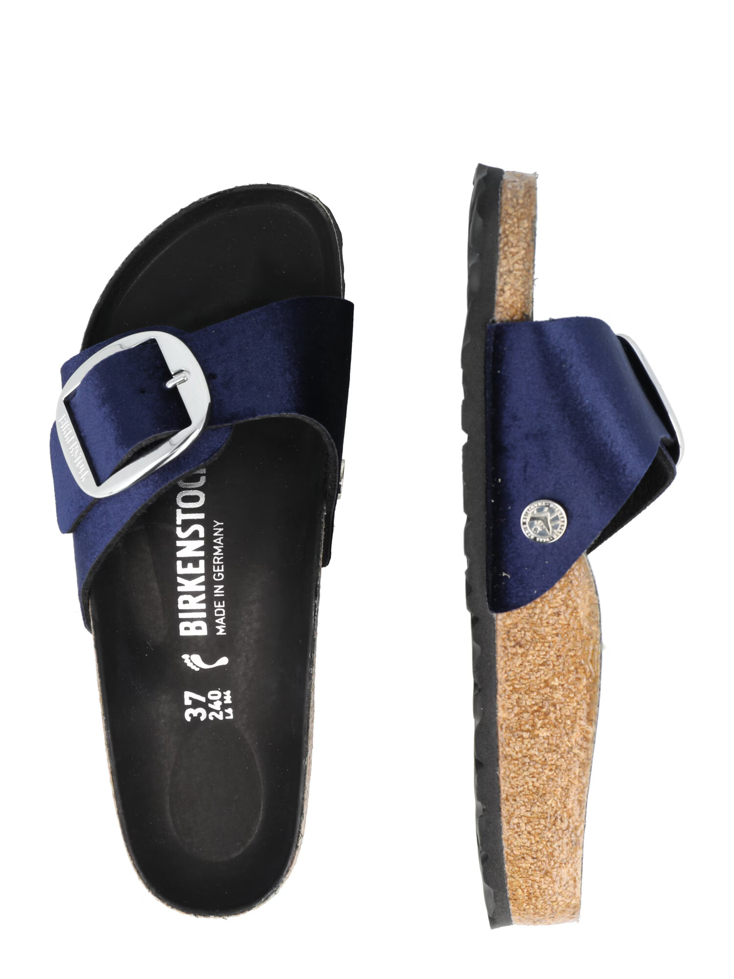 BIRKENSTOCK Saboți 'Madrid' albastru închis - Pled.ro