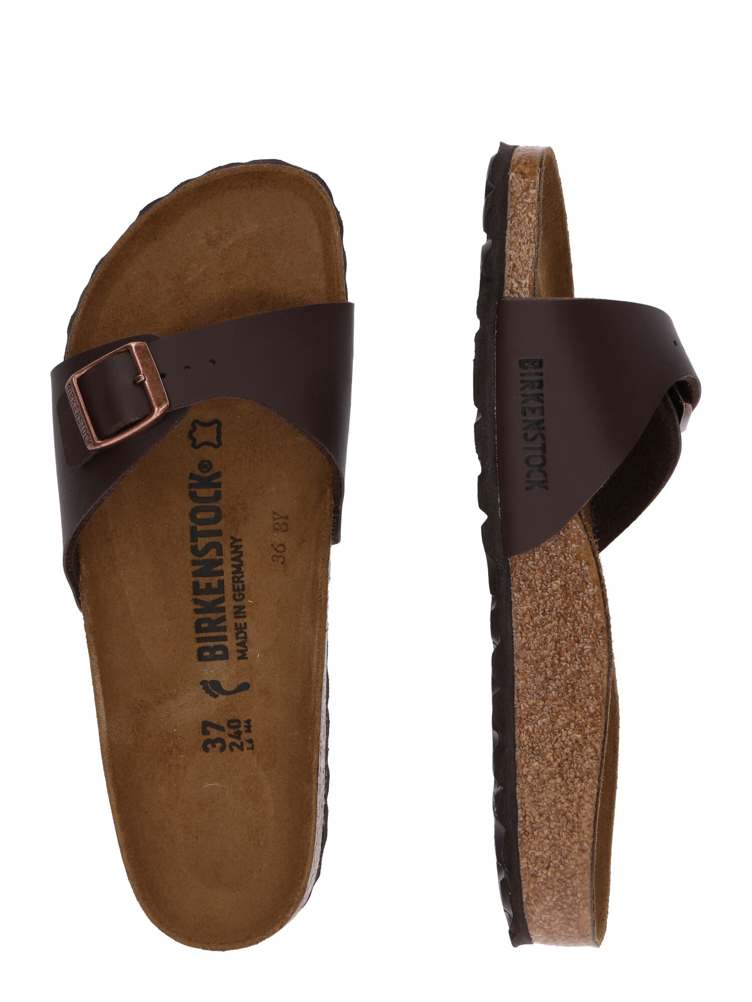 BIRKENSTOCK Saboți 'Madrid' maro închis - Pled.ro