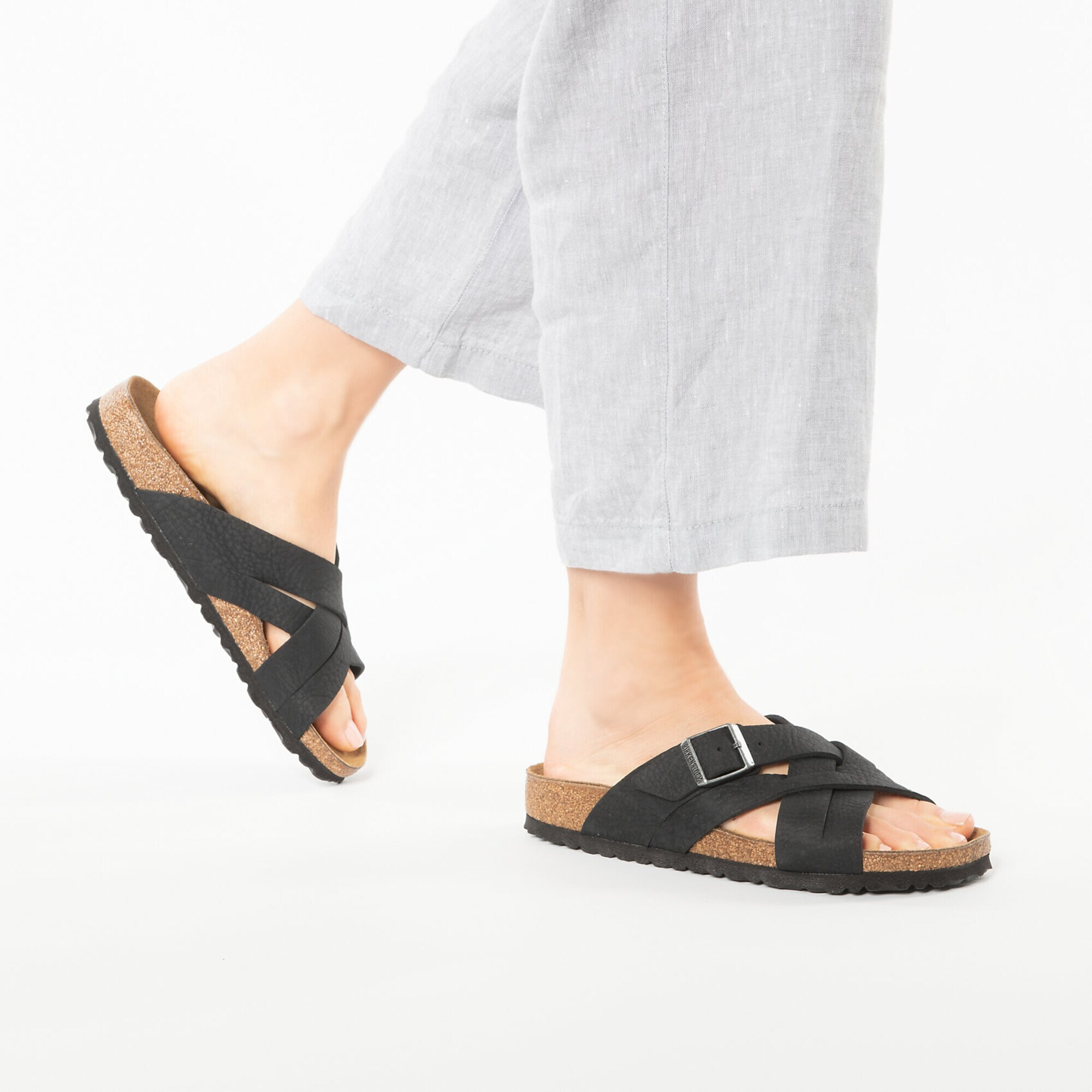 BIRKENSTOCK Saboți negru - Pled.ro