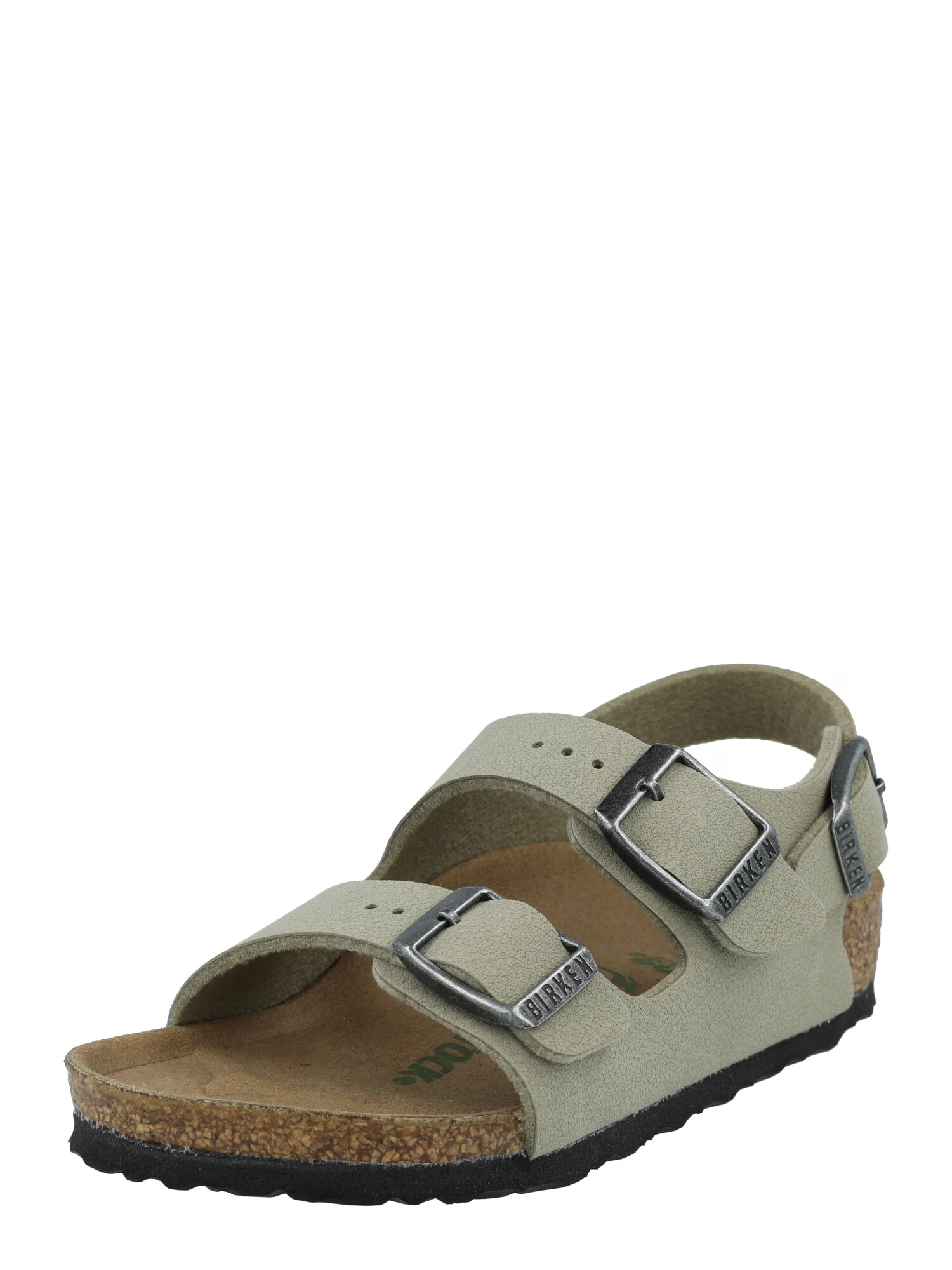 BIRKENSTOCK Sandale 'Milano' kaki - Pled.ro