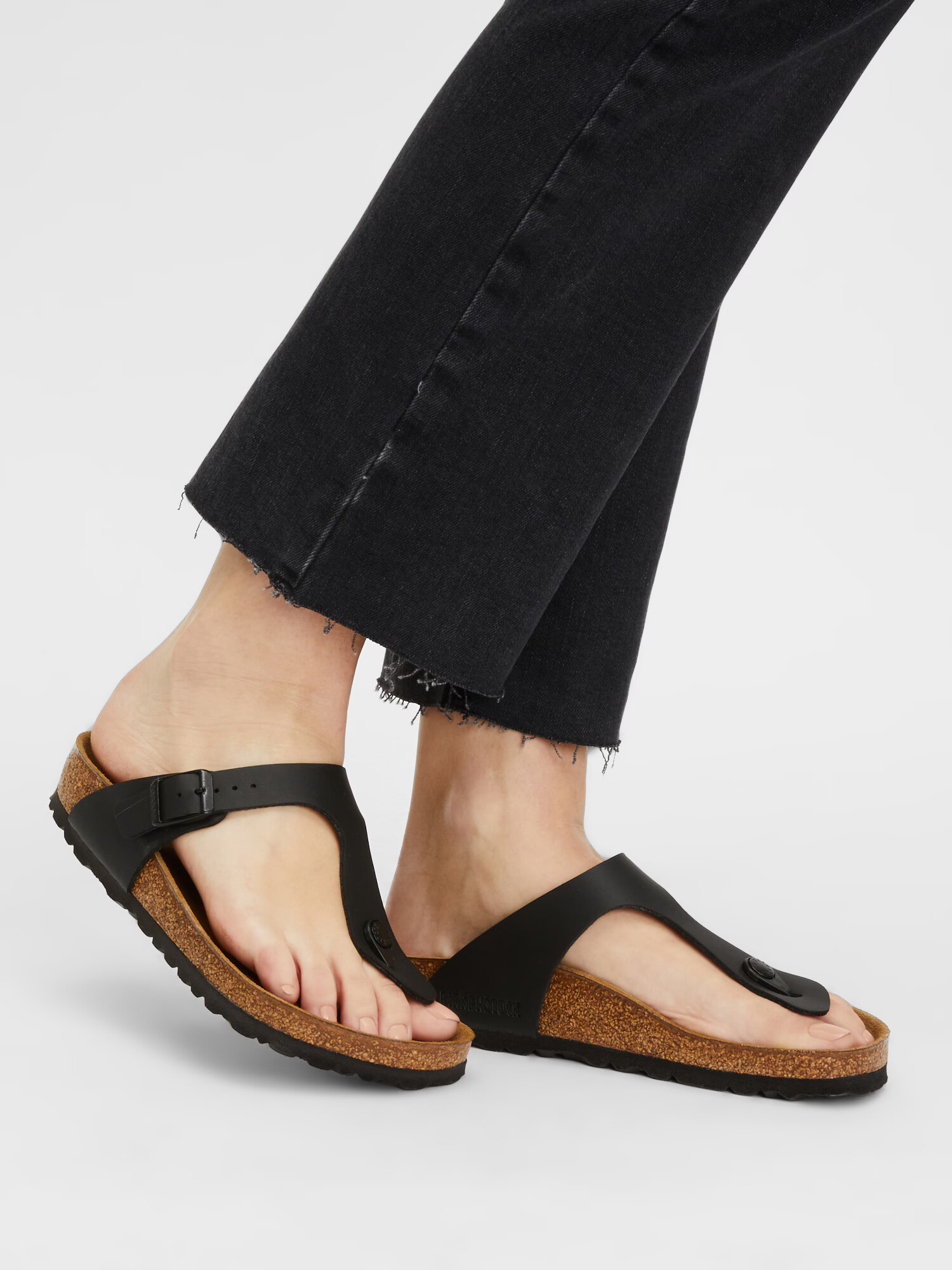 BIRKENSTOCK Flip-flops 'Gizeh' negru - Pled.ro