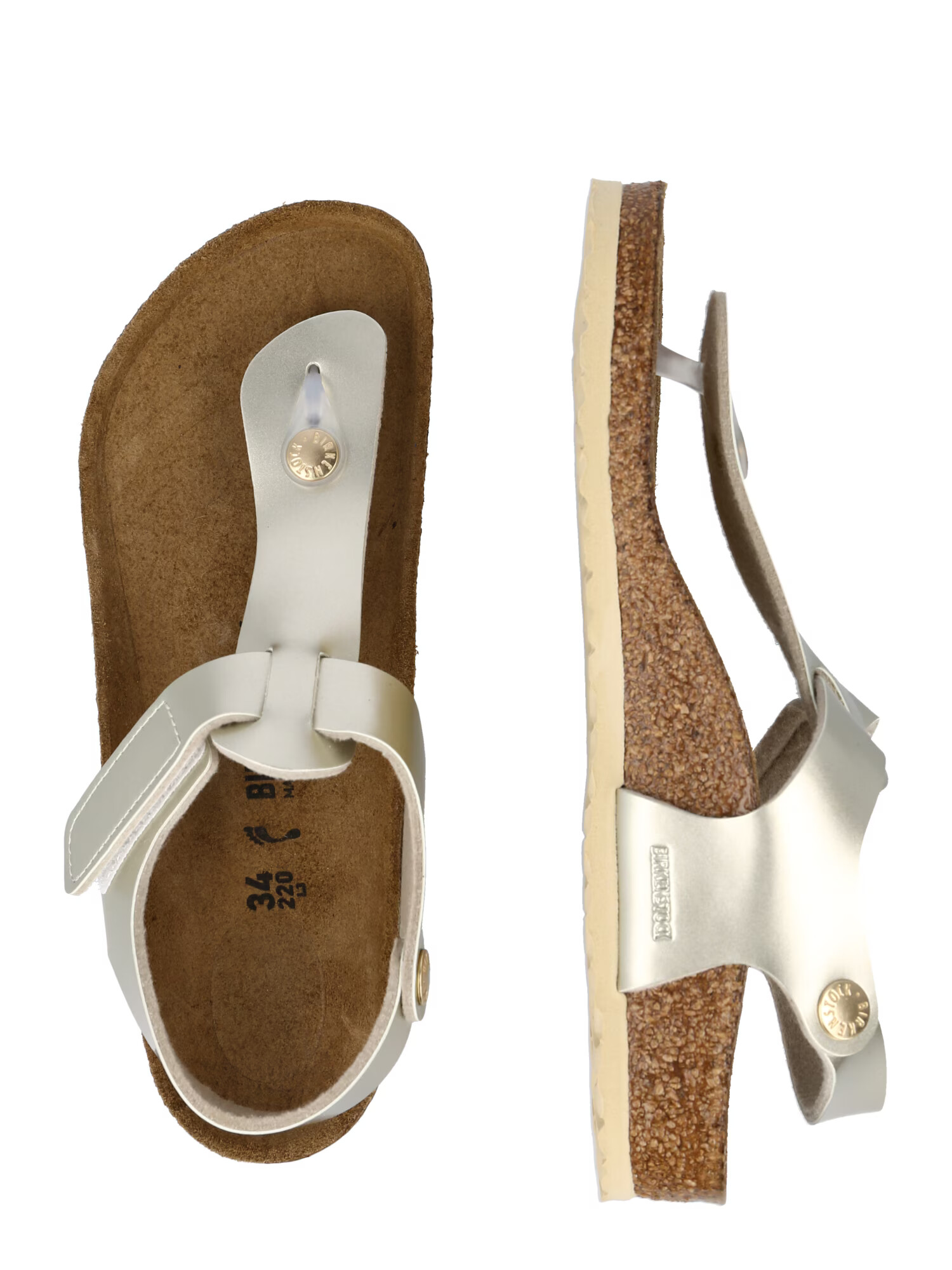 BIRKENSTOCK Sandale 'Kairo' auriu - Pled.ro