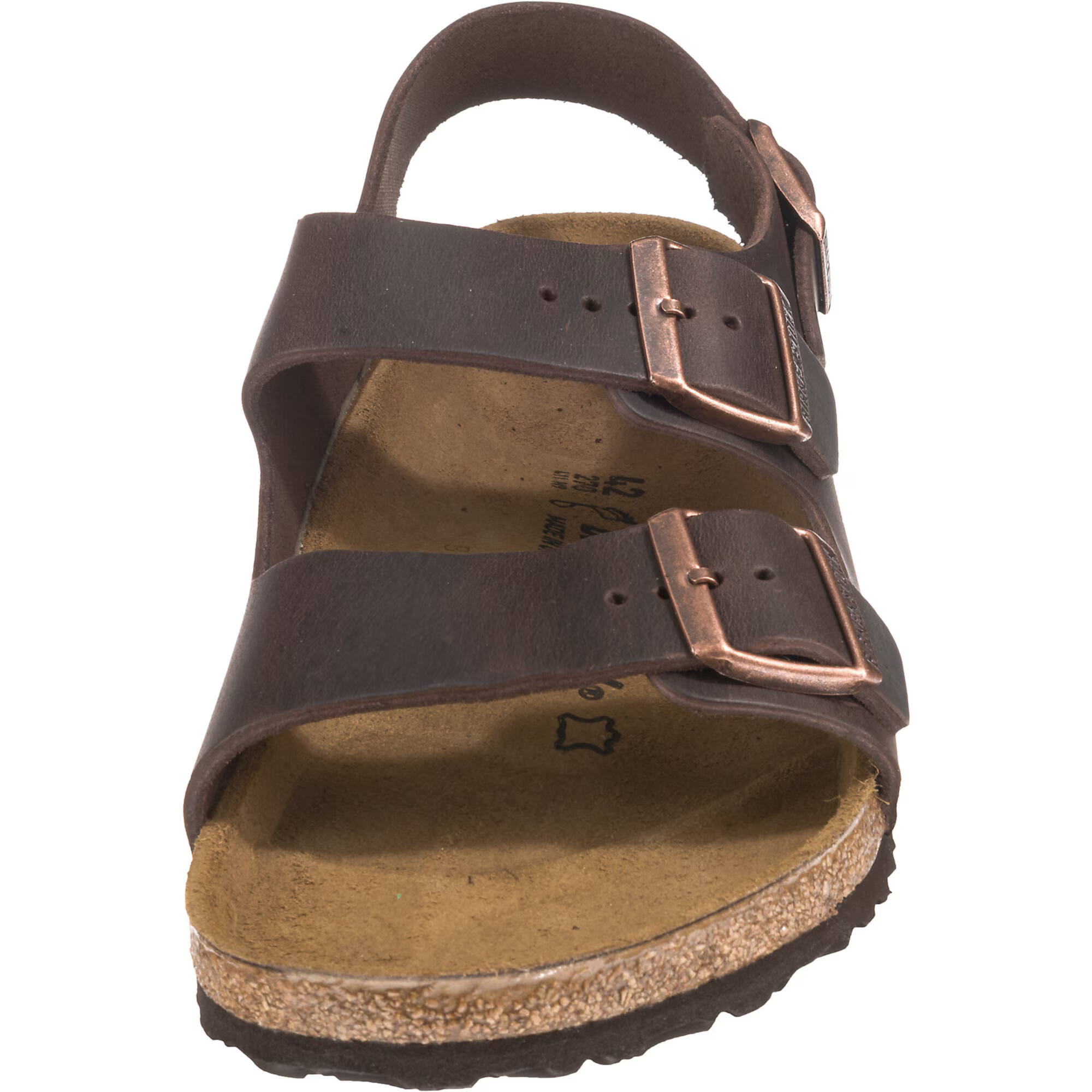 BIRKENSTOCK Sandale 'Milano' ciocolatiu - Pled.ro