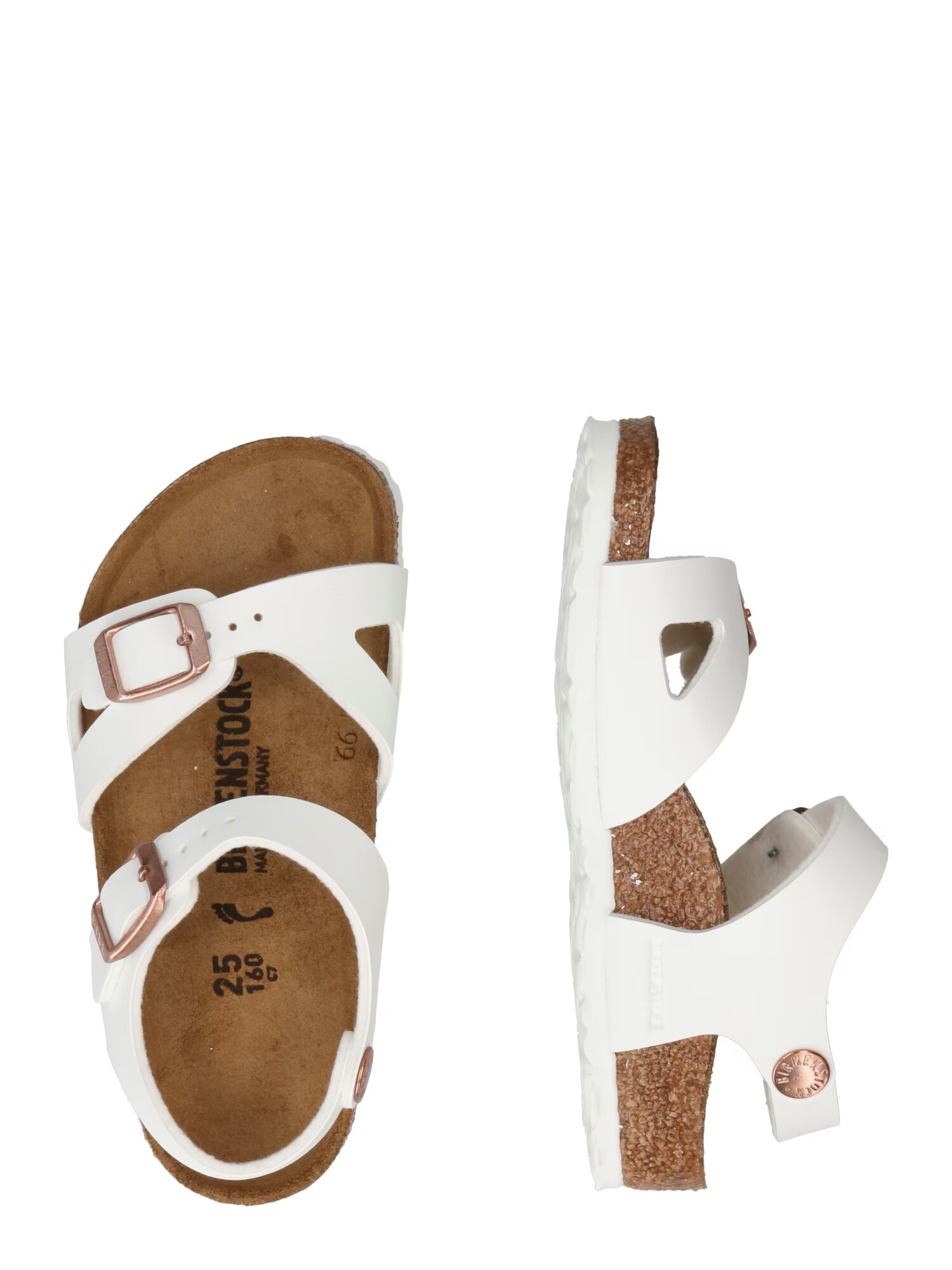 BIRKENSTOCK Sandale 'Rio' alb - Pled.ro