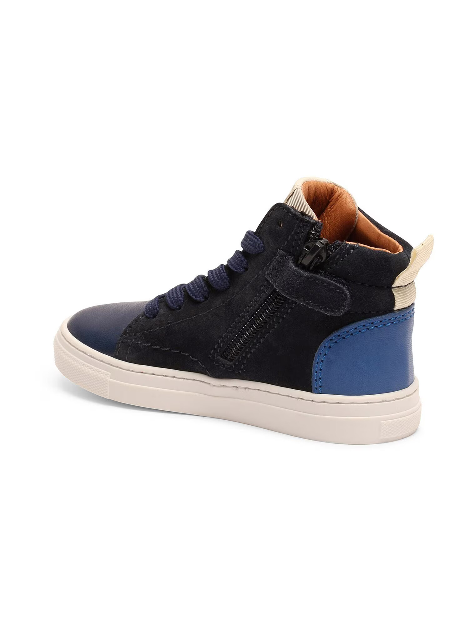 BISGAARD Sneaker 'Charles' crem / bleumarin / albastru cobalt - Pled.ro