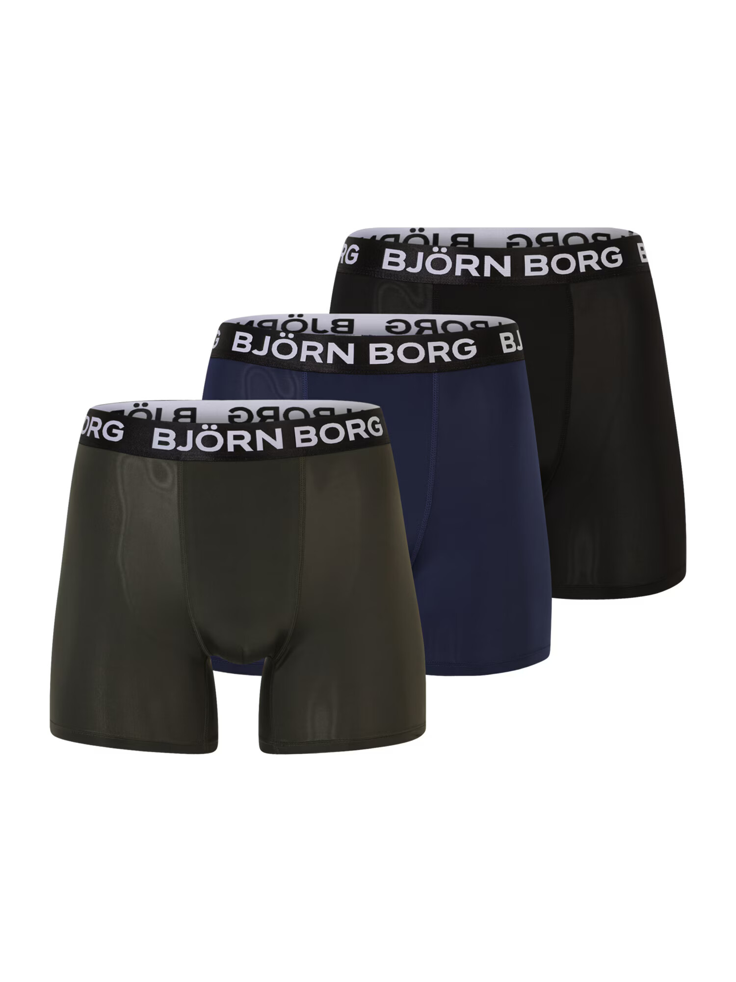 BJÖRN BORG Chiloți sport bleumarin / kaki / negru / alb - Pled.ro