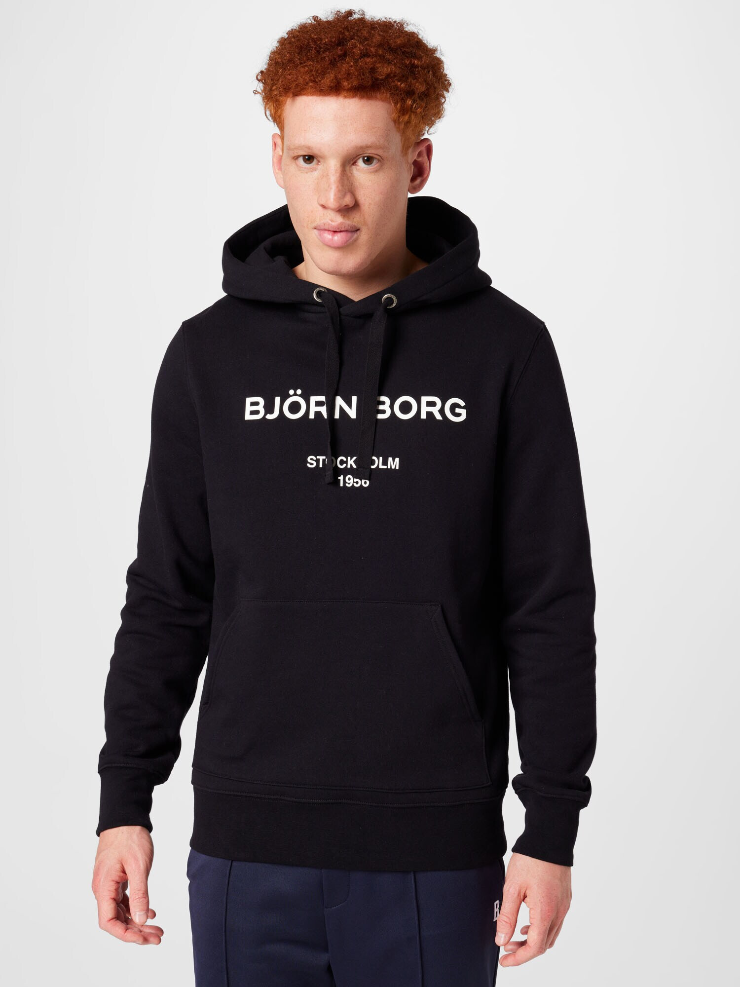 BJÖRN BORG Hanorac sport negru / alb - Pled.ro