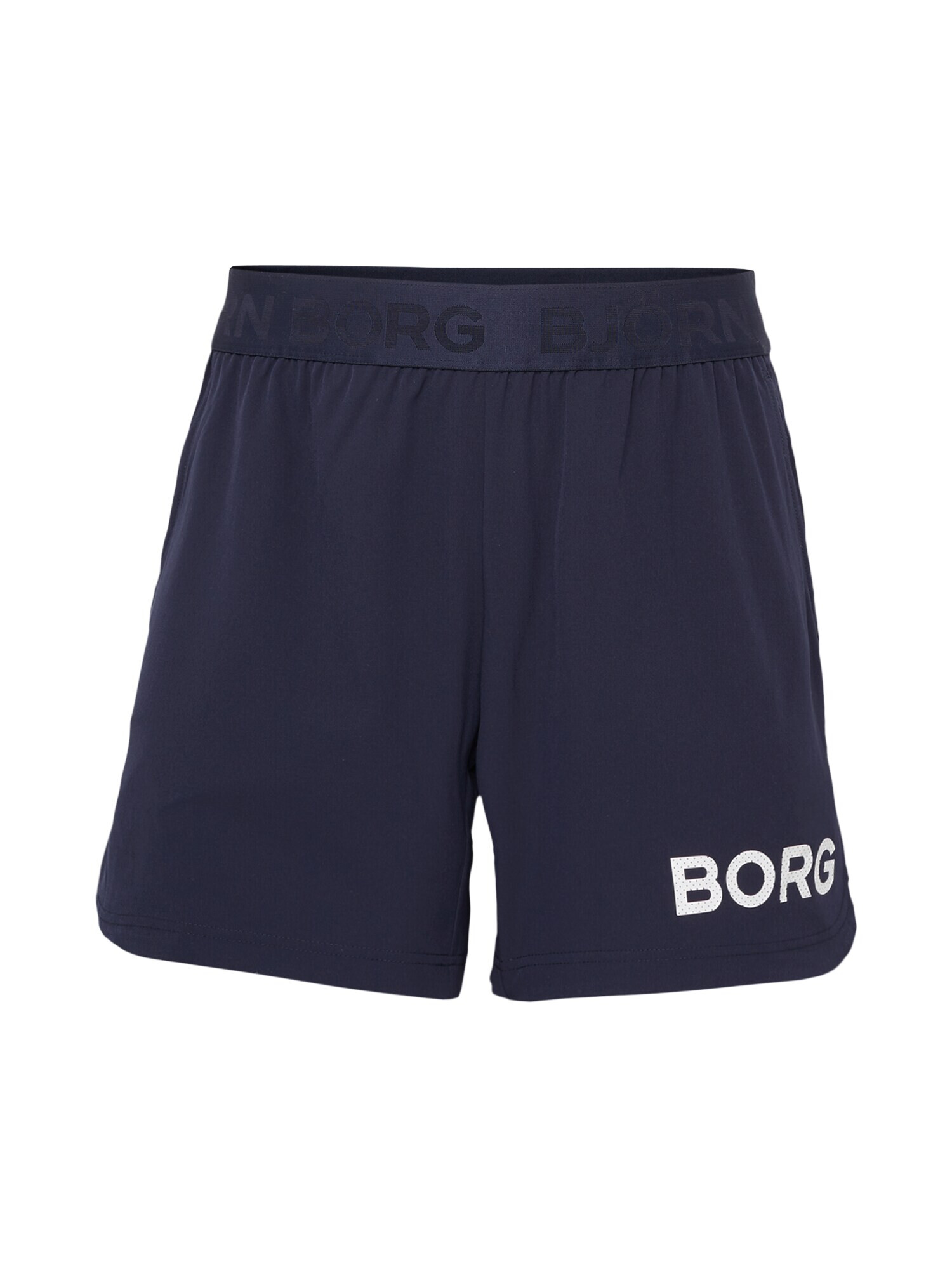 BJÖRN BORG Pantaloni sport albastru noapte / alb - Pled.ro