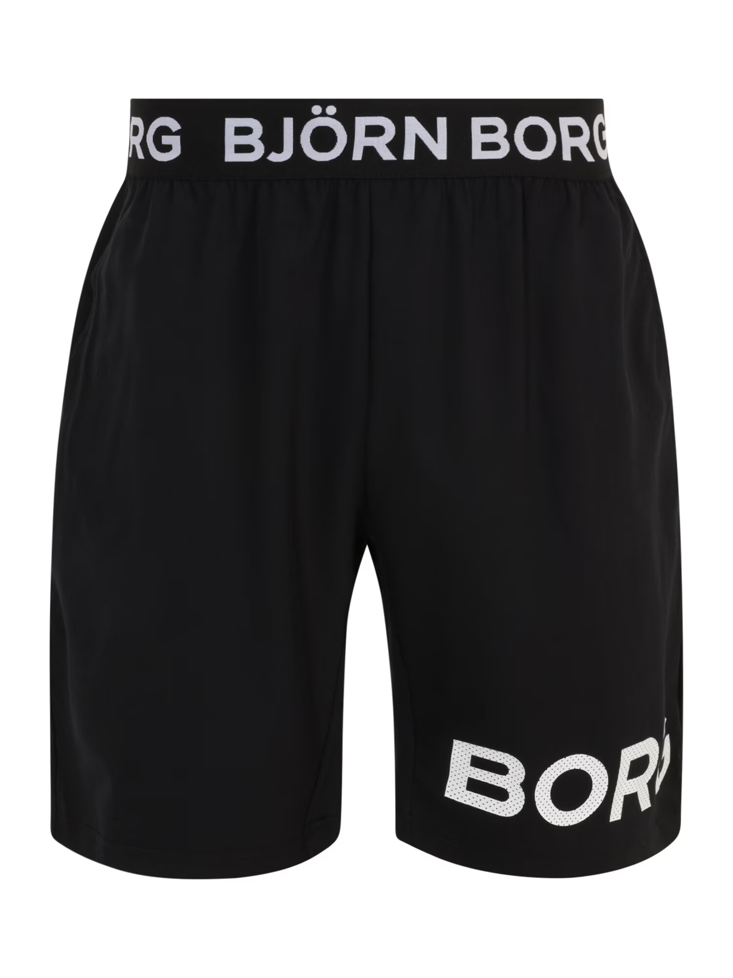 BJÖRN BORG Pantaloni sport negru / alb - Pled.ro