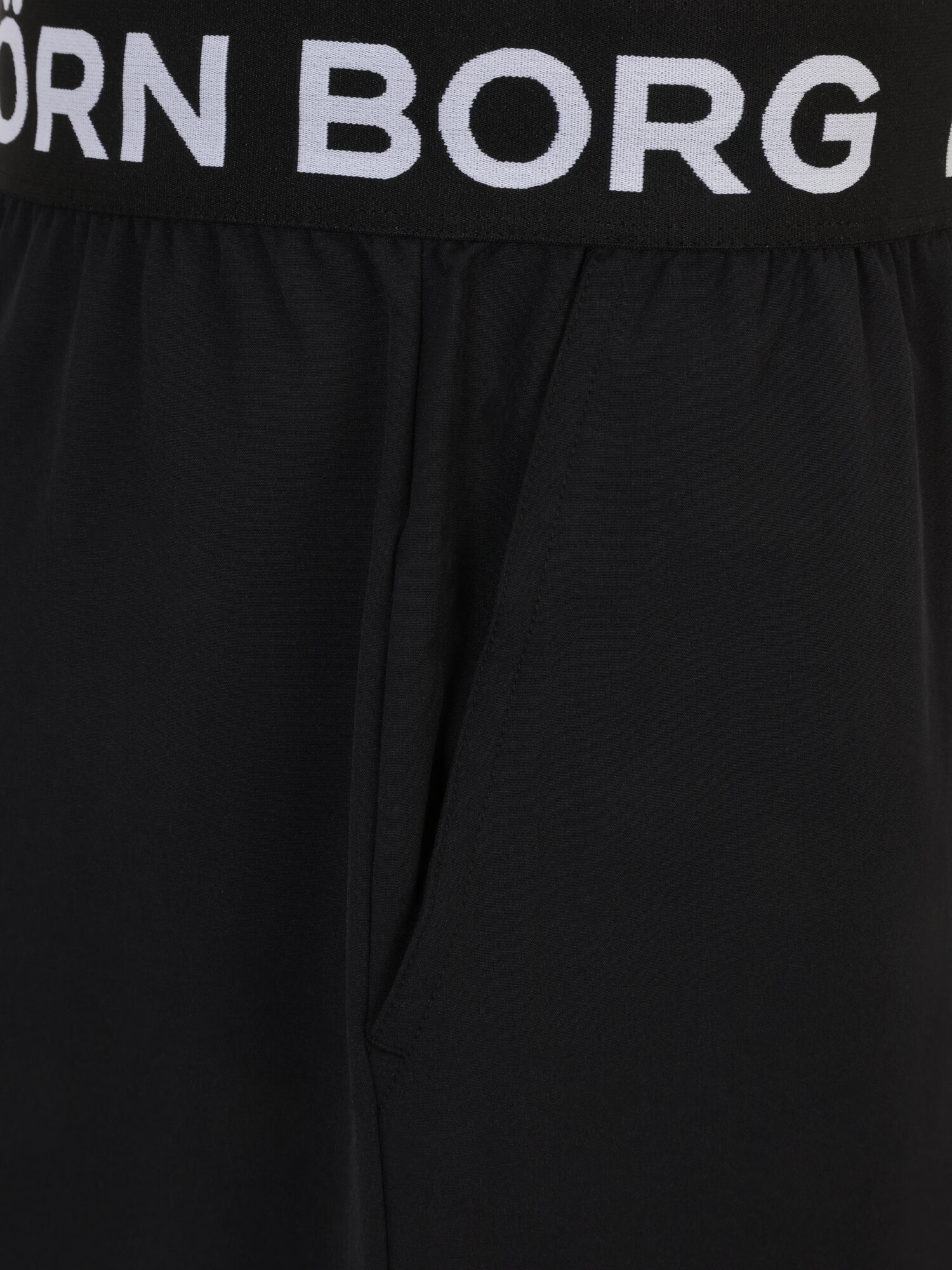 BJÖRN BORG Pantaloni sport negru / alb - Pled.ro