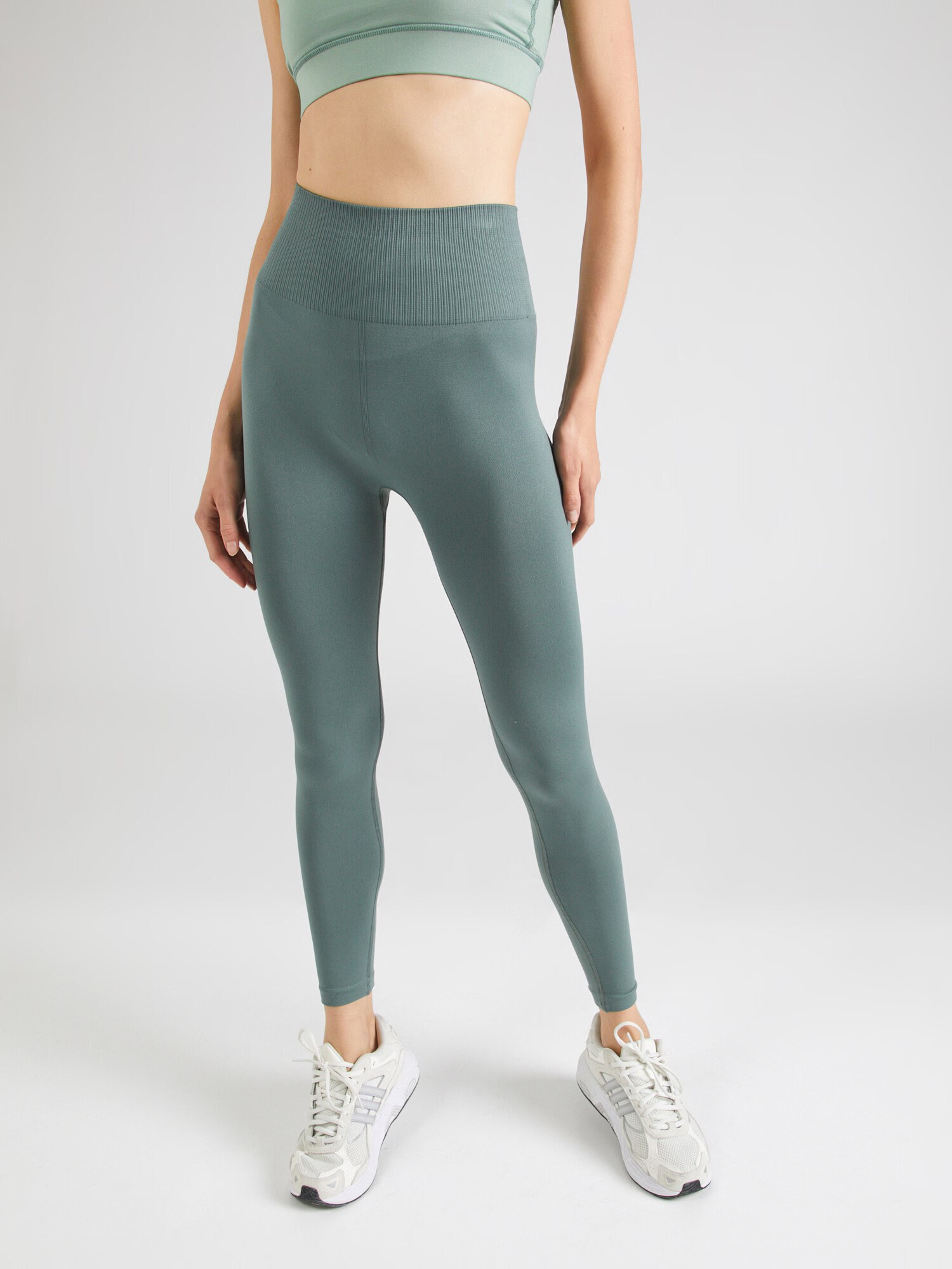 BJÖRN BORG Pantaloni sport 'STUDIO' gri / verde pastel - Pled.ro