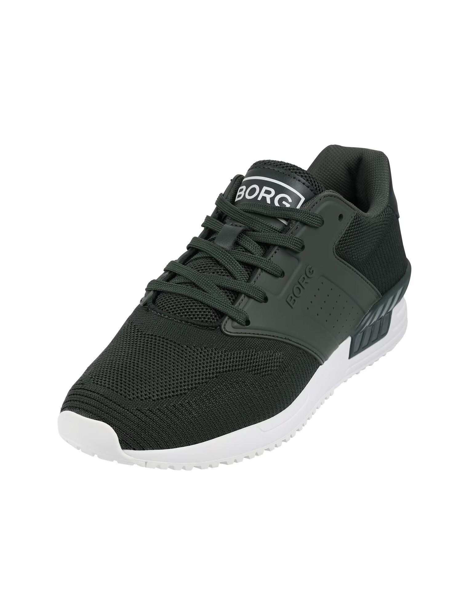 BJÖRN BORG Pantofi sport 'R140 KNT' verde închis / alb - Pled.ro