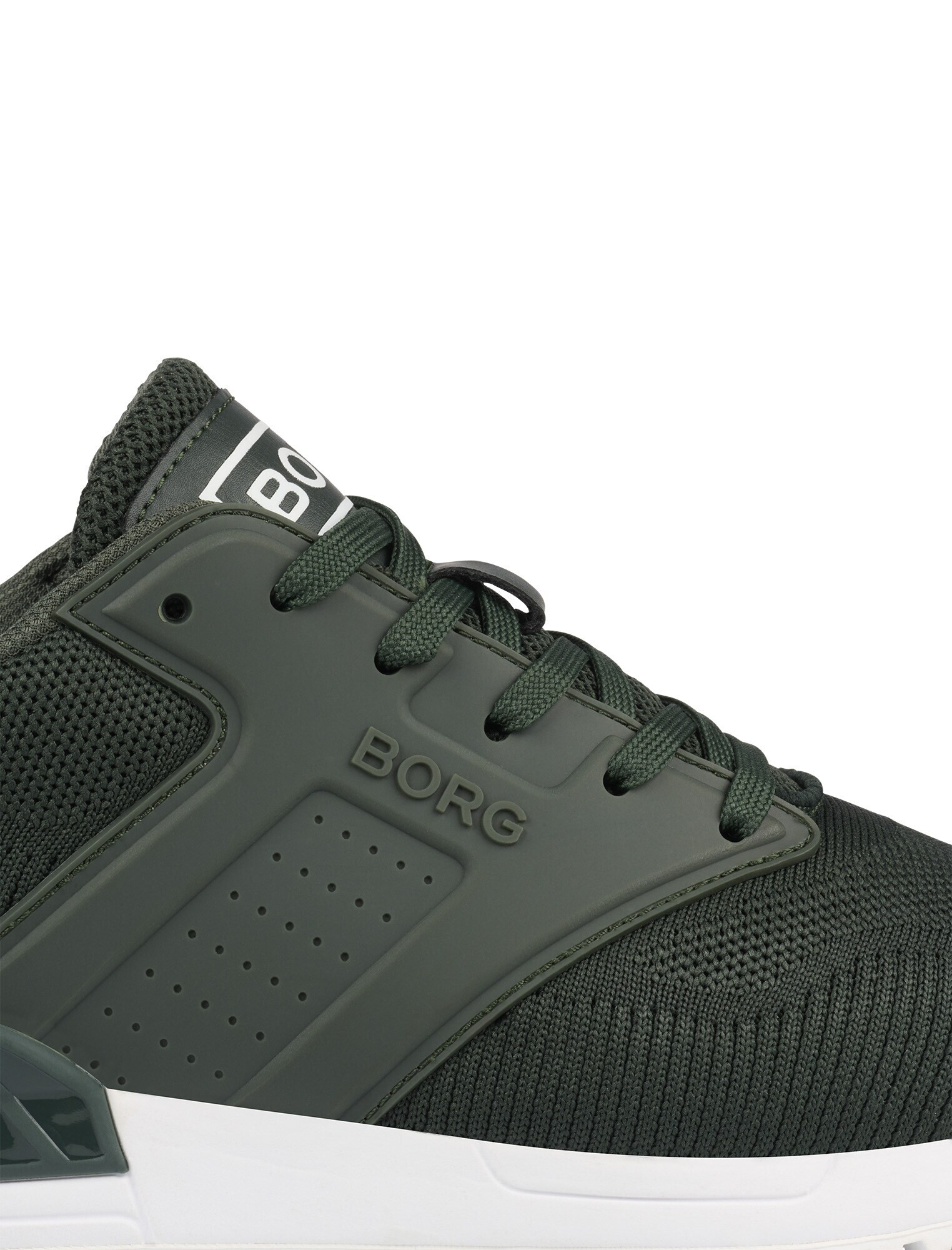 BJÖRN BORG Pantofi sport 'R140 KNT' verde închis / alb - Pled.ro