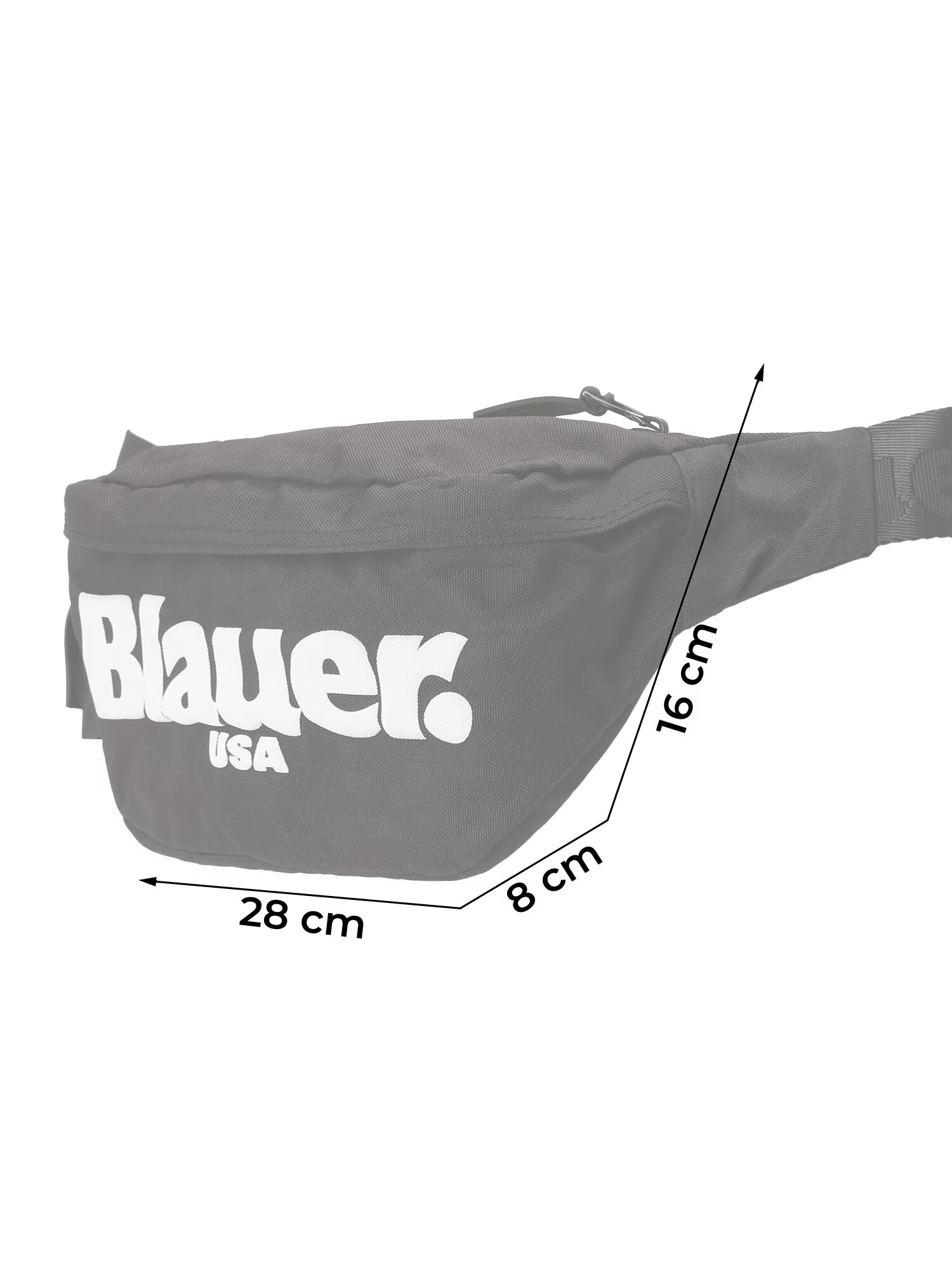 Blauer.USA Borsetă 'CHICO' negru / alb - Pled.ro