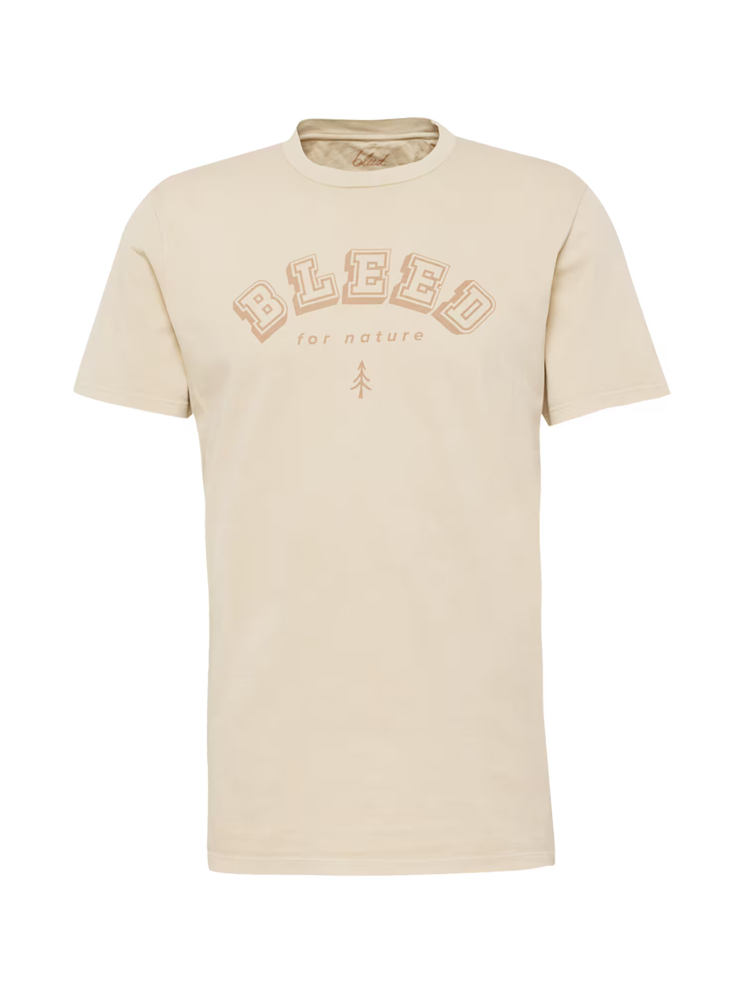 bleed clothing Tricou bej / maro cappuccino - Pled.ro