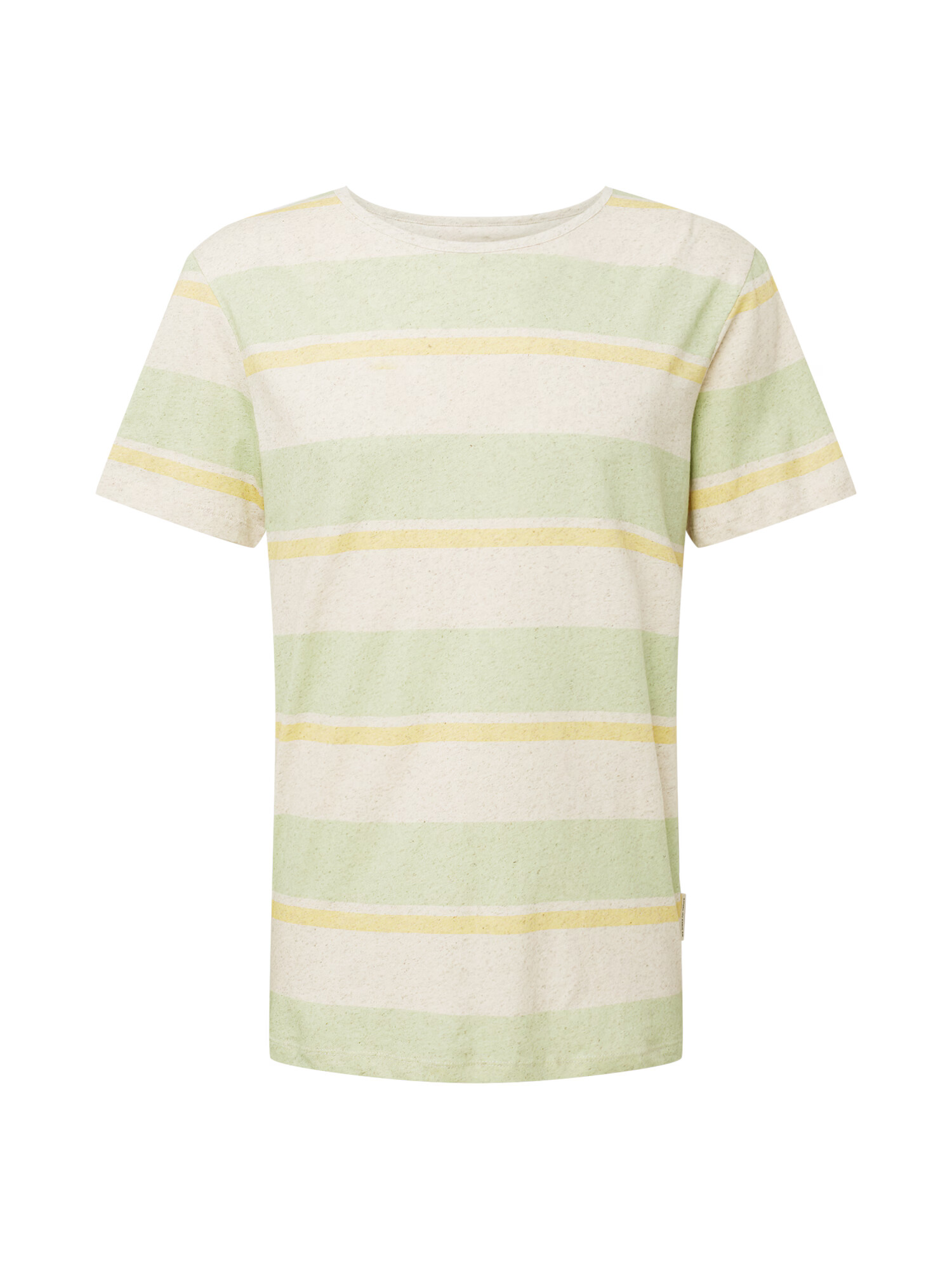 bleed clothing Tricou galben deschis / verde pastel / alb natural - Pled.ro