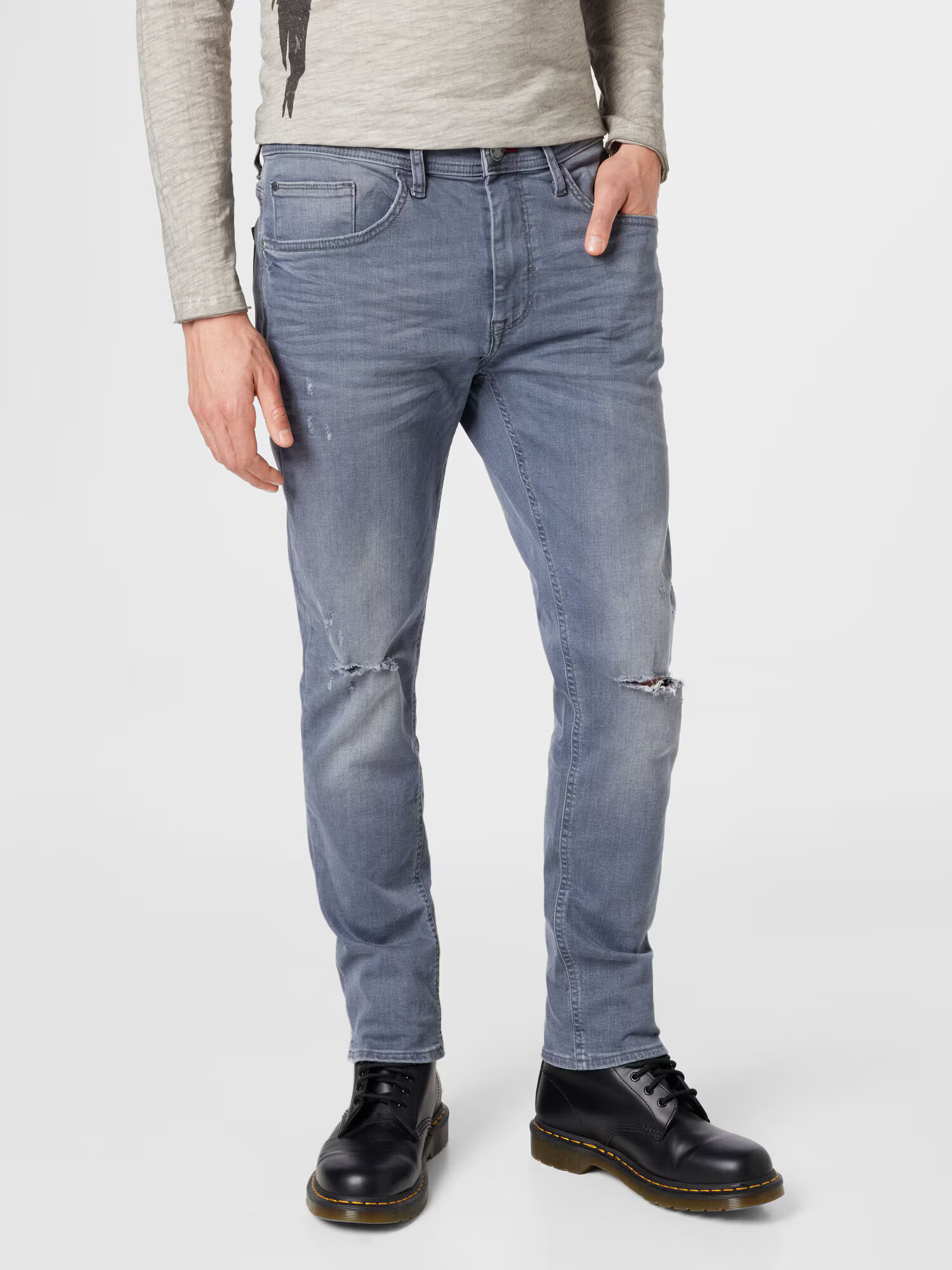 BLEND Jeans 'Jet Fit' gri denim - Pled.ro