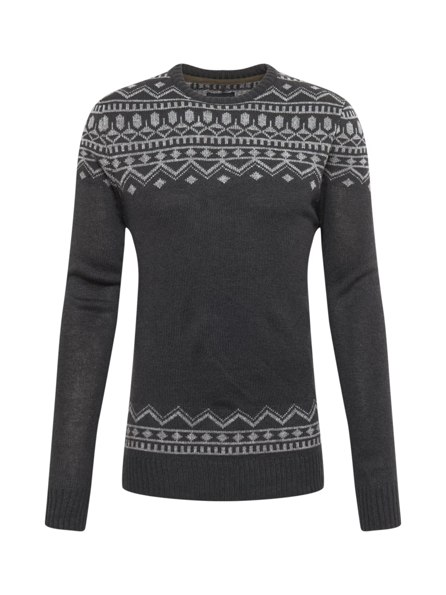 BLEND Pulover 'Knit Pullover' gri metalic / gri amestecat - Pled.ro