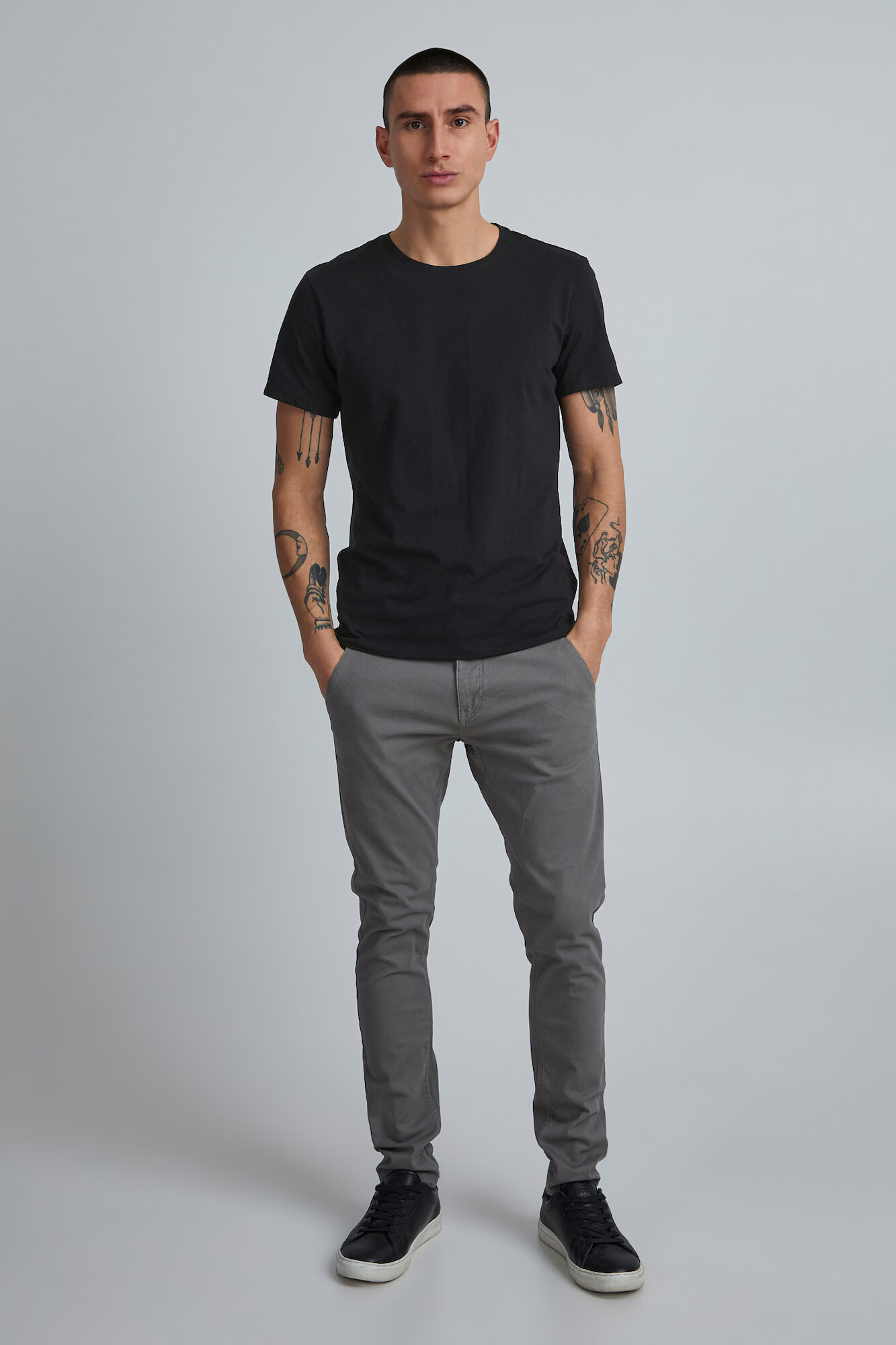 BLEND Tricou 'Nick' negru - Pled.ro